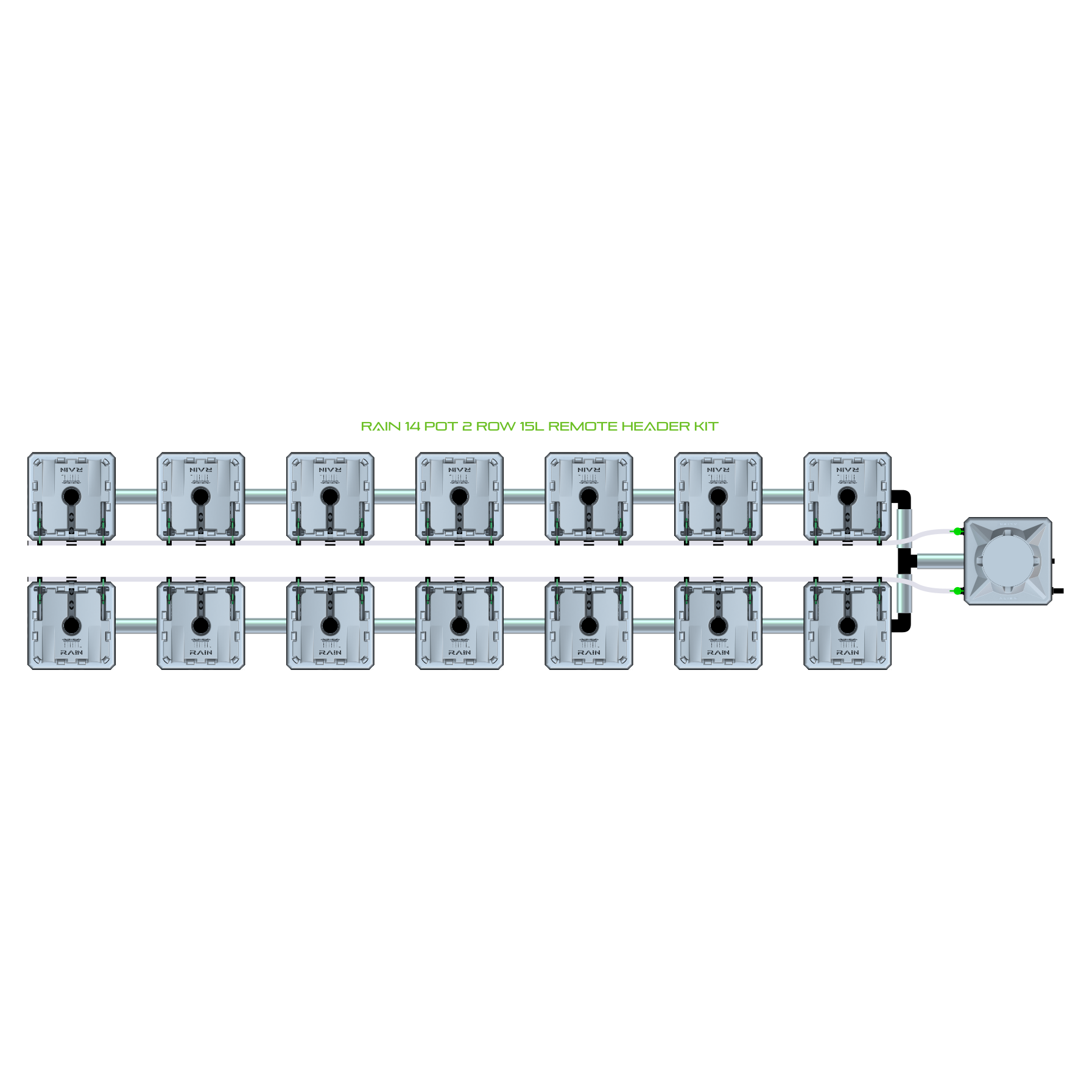 RAIN 14 Pot 2 Row Kit