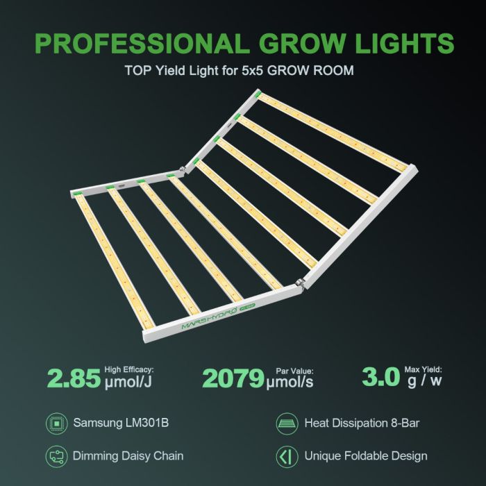 Mars Hydro 5' x 5' Grow Tent Kit with FC 6500 LED Grow Light