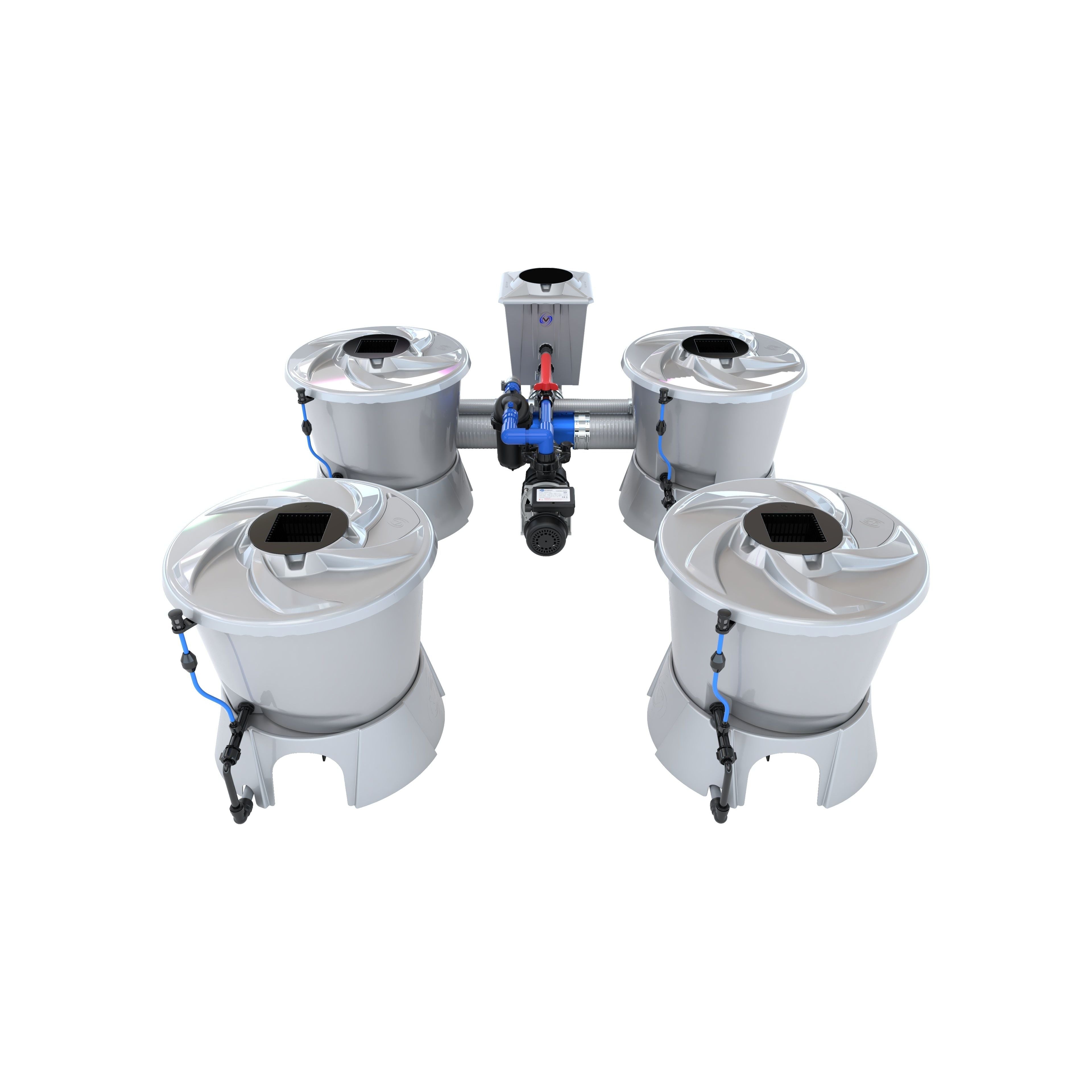 V-SYSTEM 4 Pot 2 Row Kit