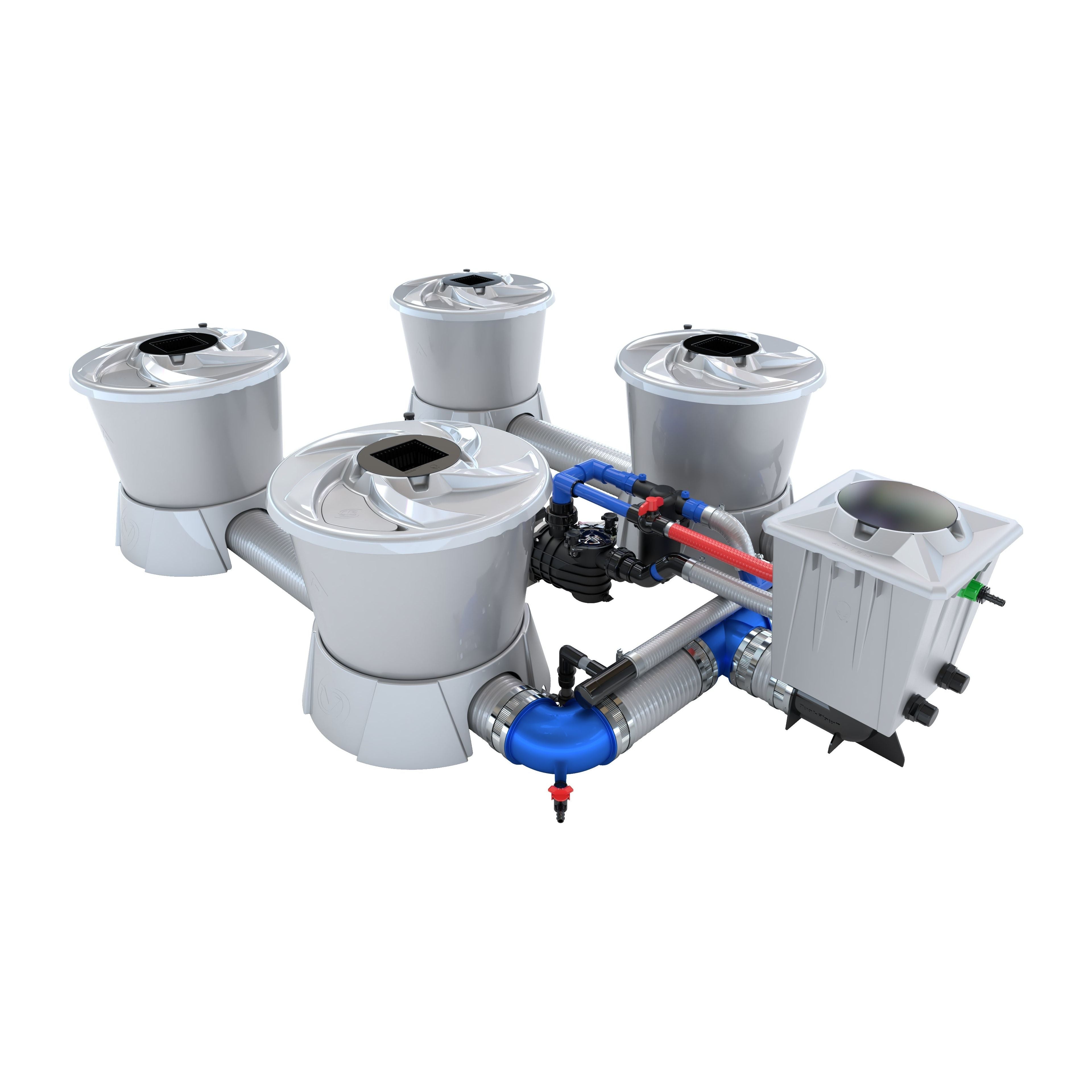 V-SYSTEM 4 Pot 2 Row Kit