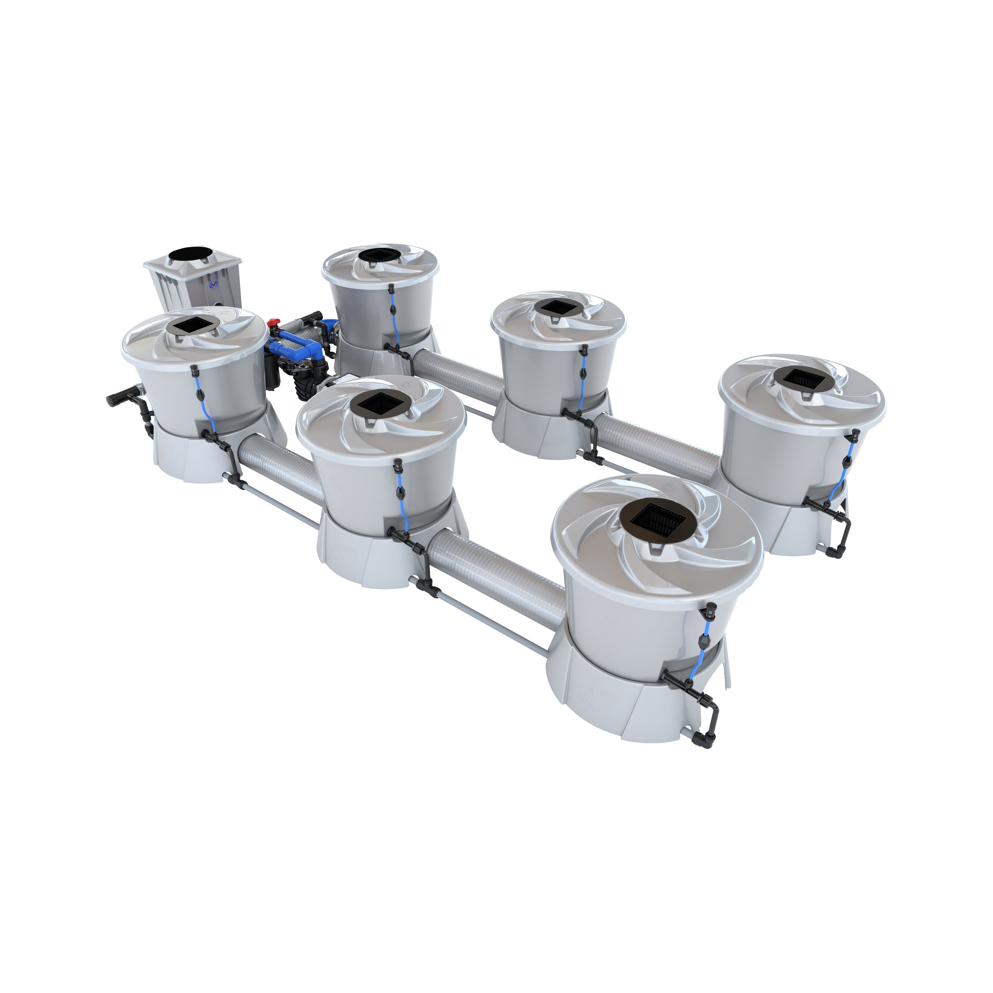 V-SYSTEM 6 Pot 2 Row Kit