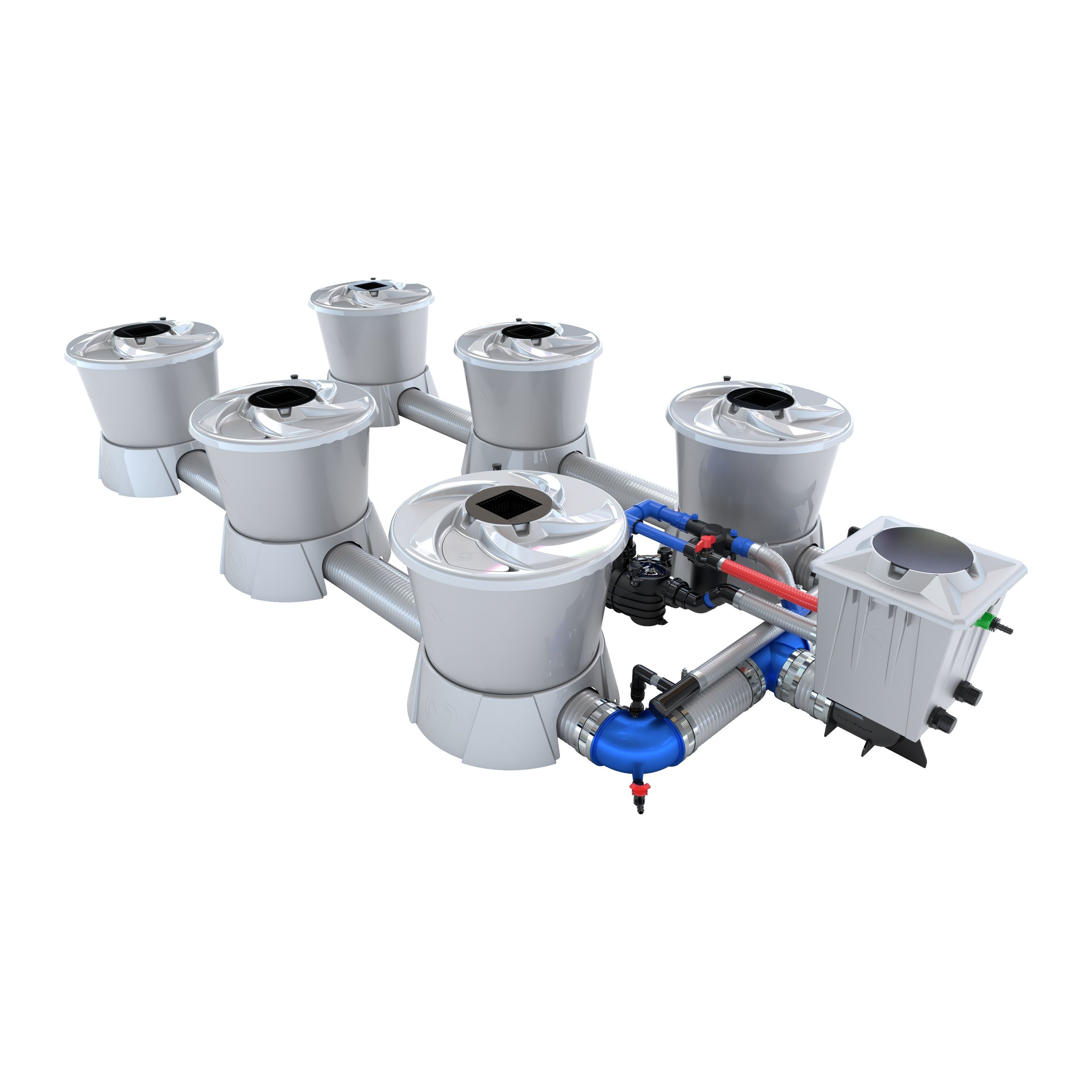 V-SYSTEM 6 Pot 2 Row Kit
