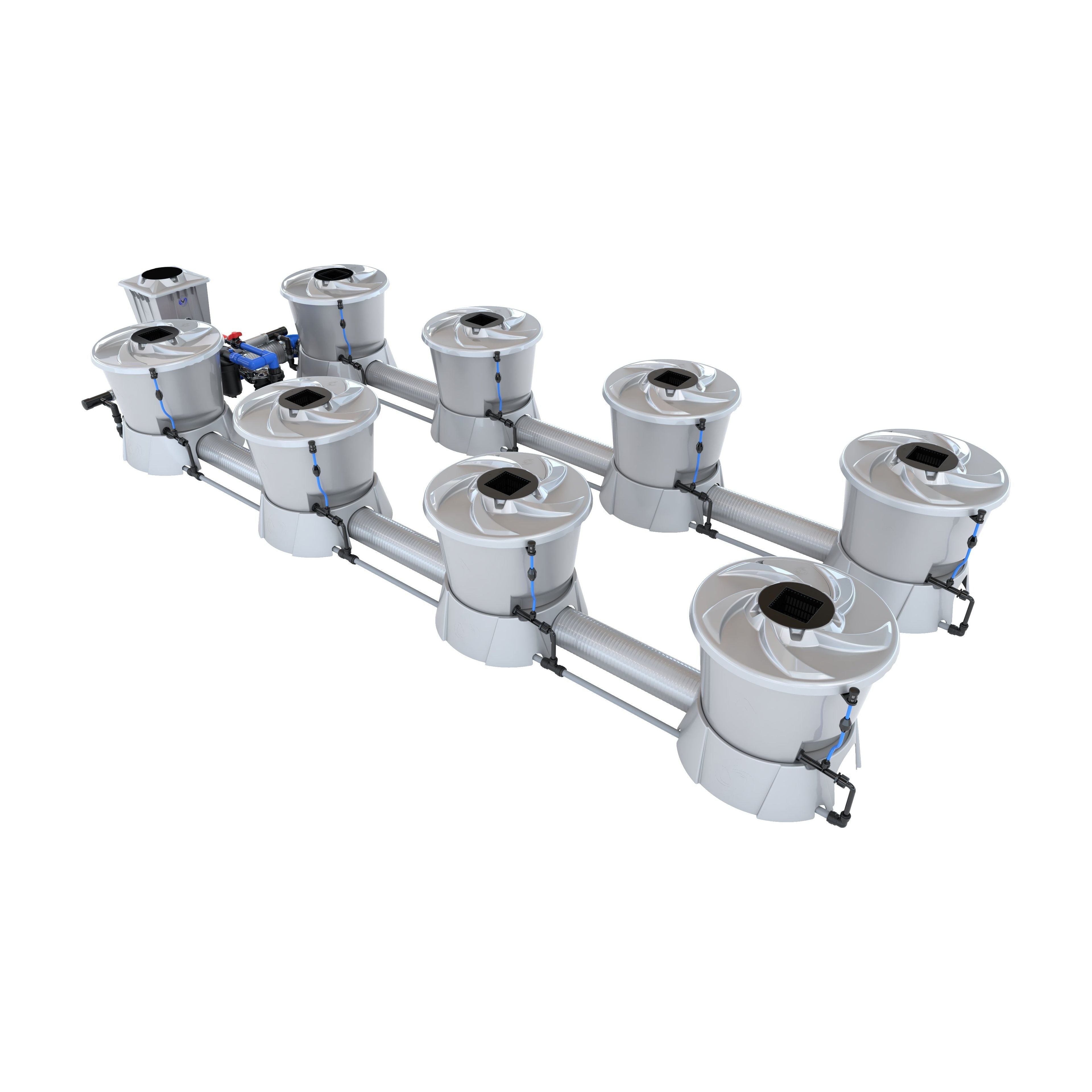 V-SYSTEM 8 Pot 2 Row Kit