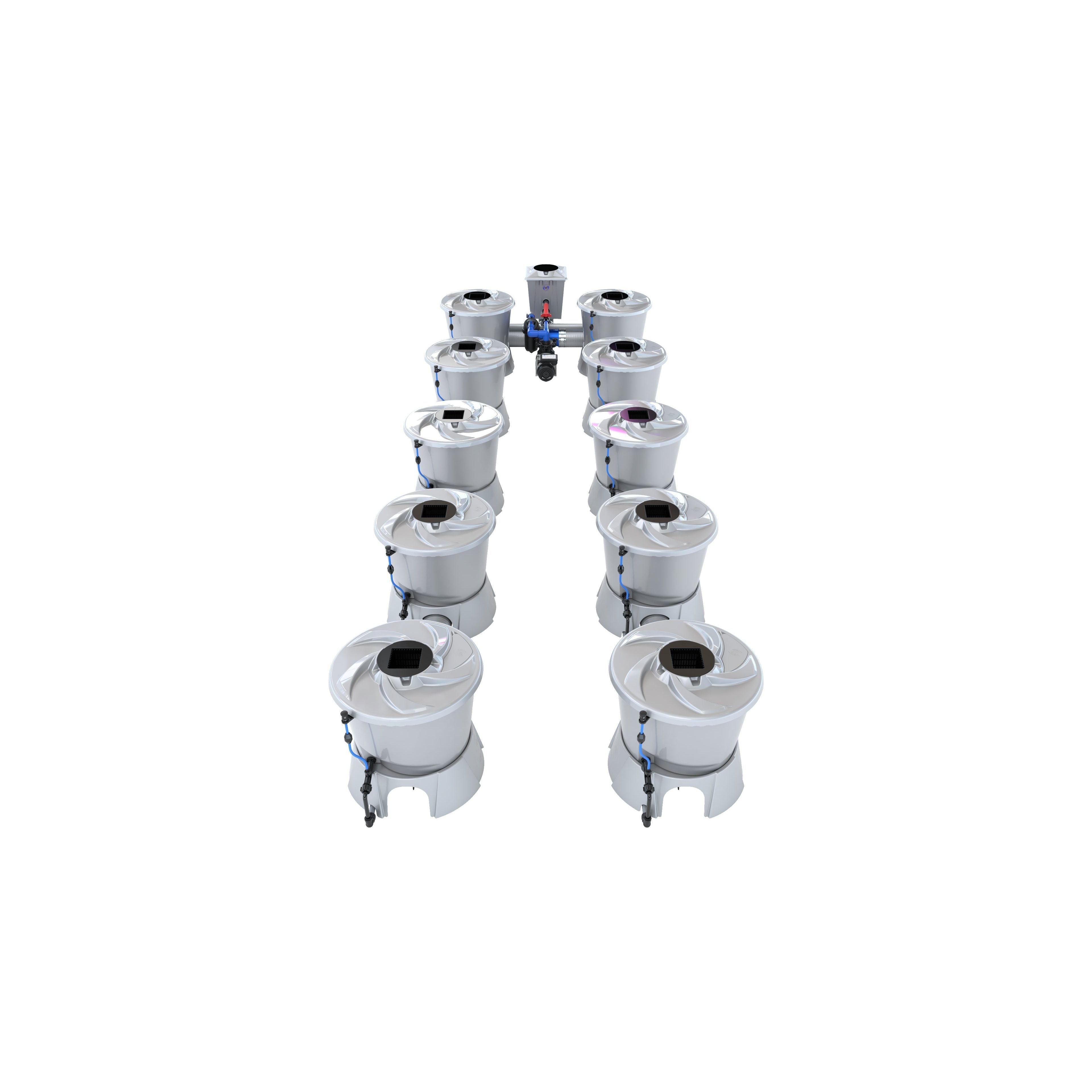 V-SYSTEM 10 Pot 2 Row Kit