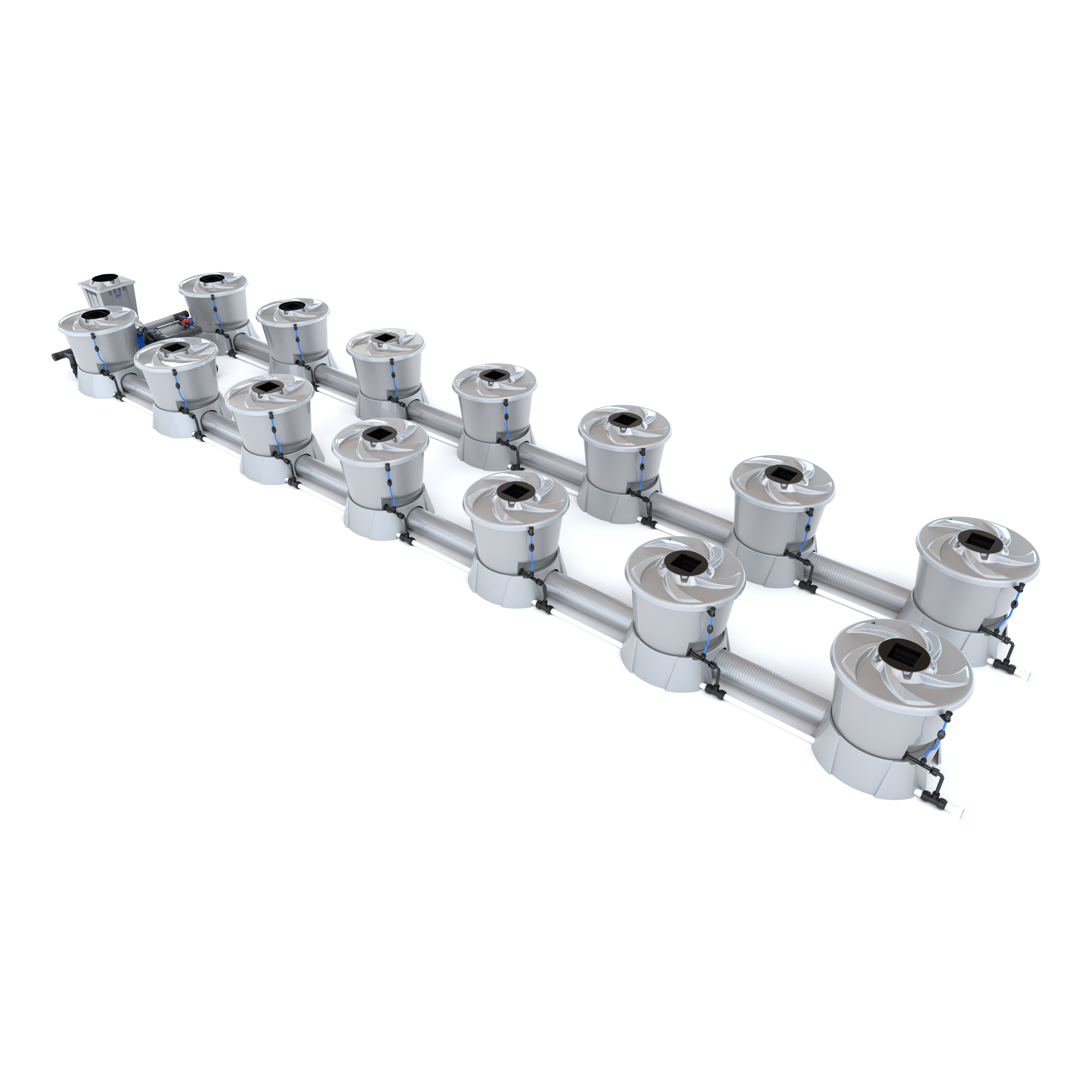 V-SYSTEM 14 Pot 2 Row Kit