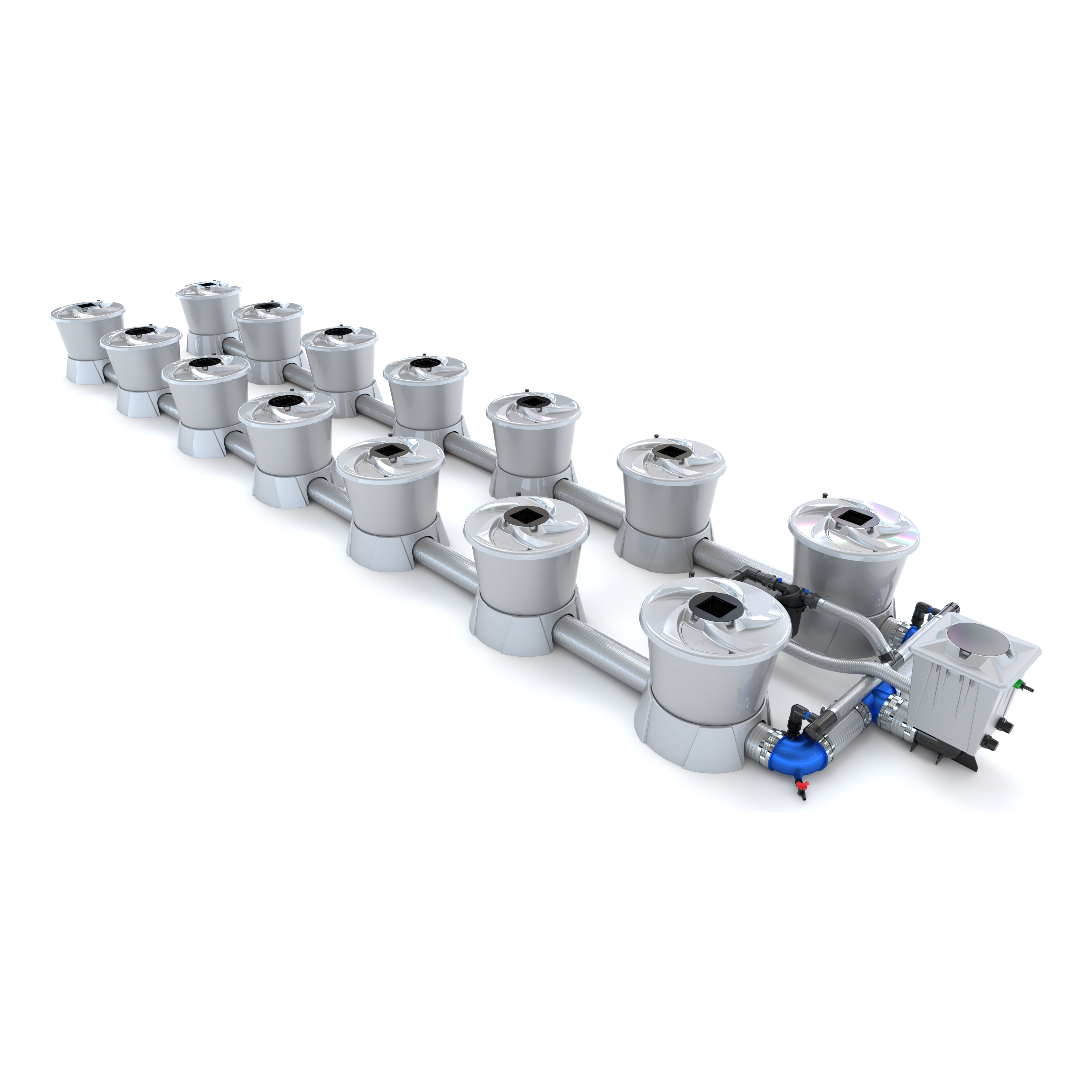 V-SYSTEM 14 Pot 2 Row Kit