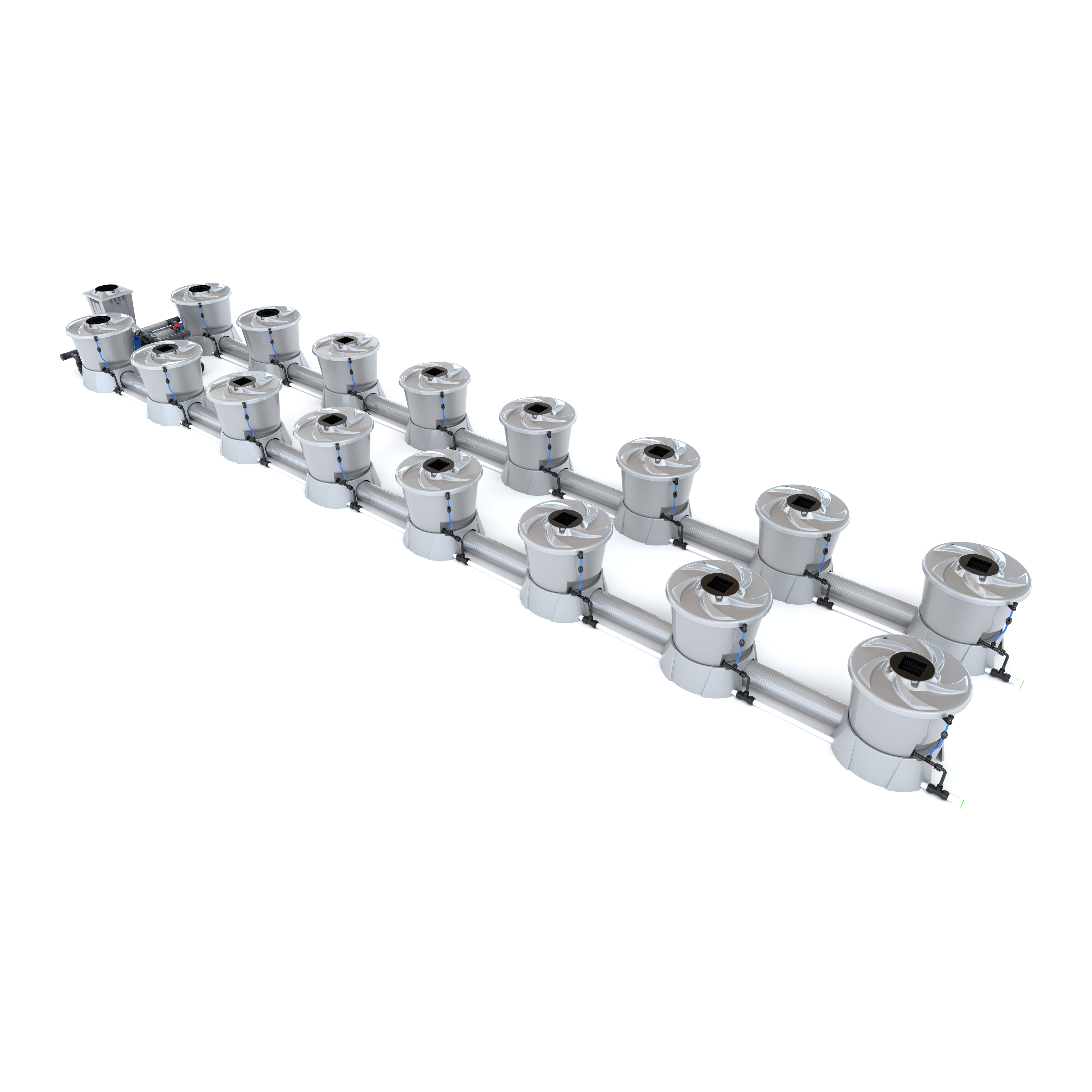 V-SYSTEM 16 Pot 2 Row Kit