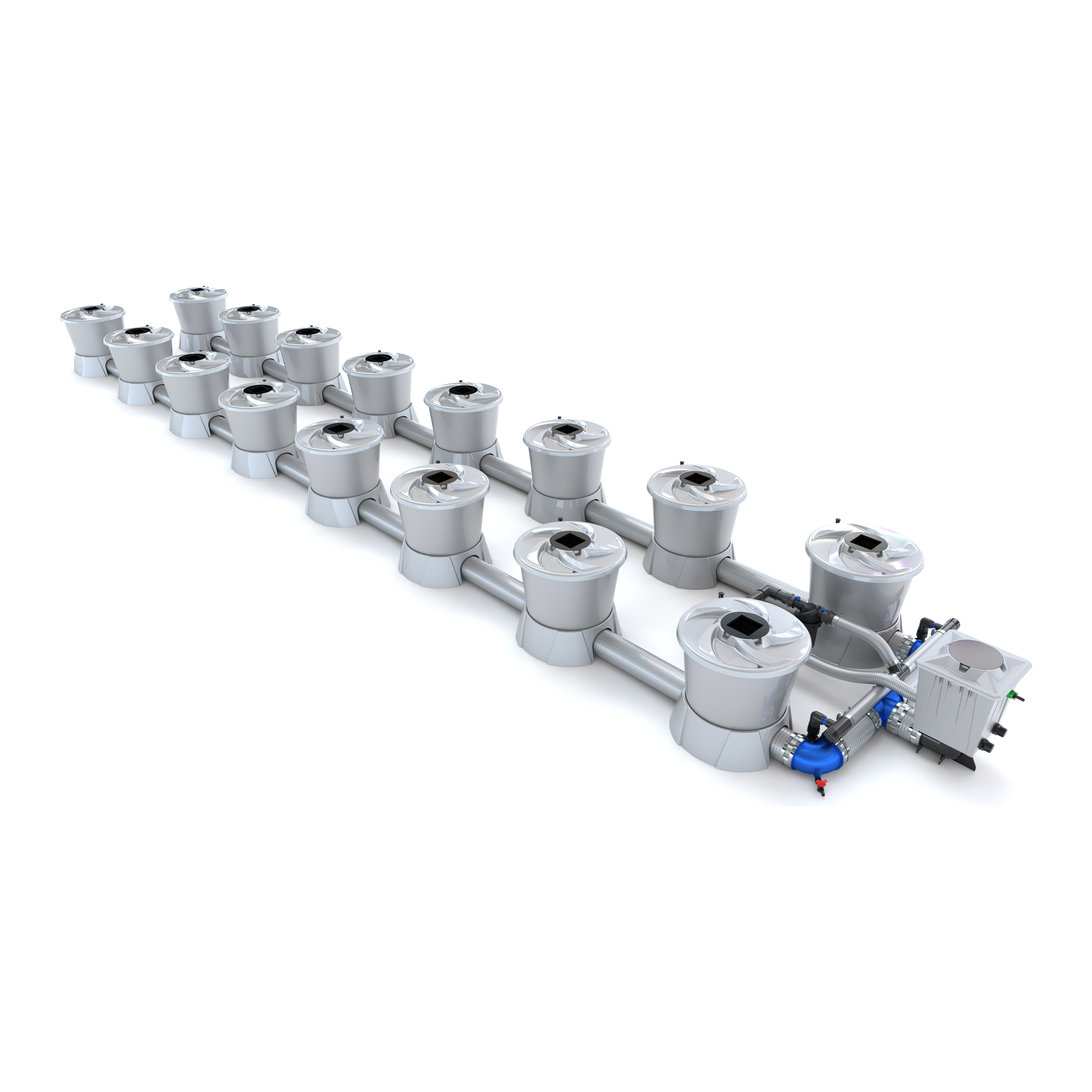 V-SYSTEM 16 Pot 2 Row Kit