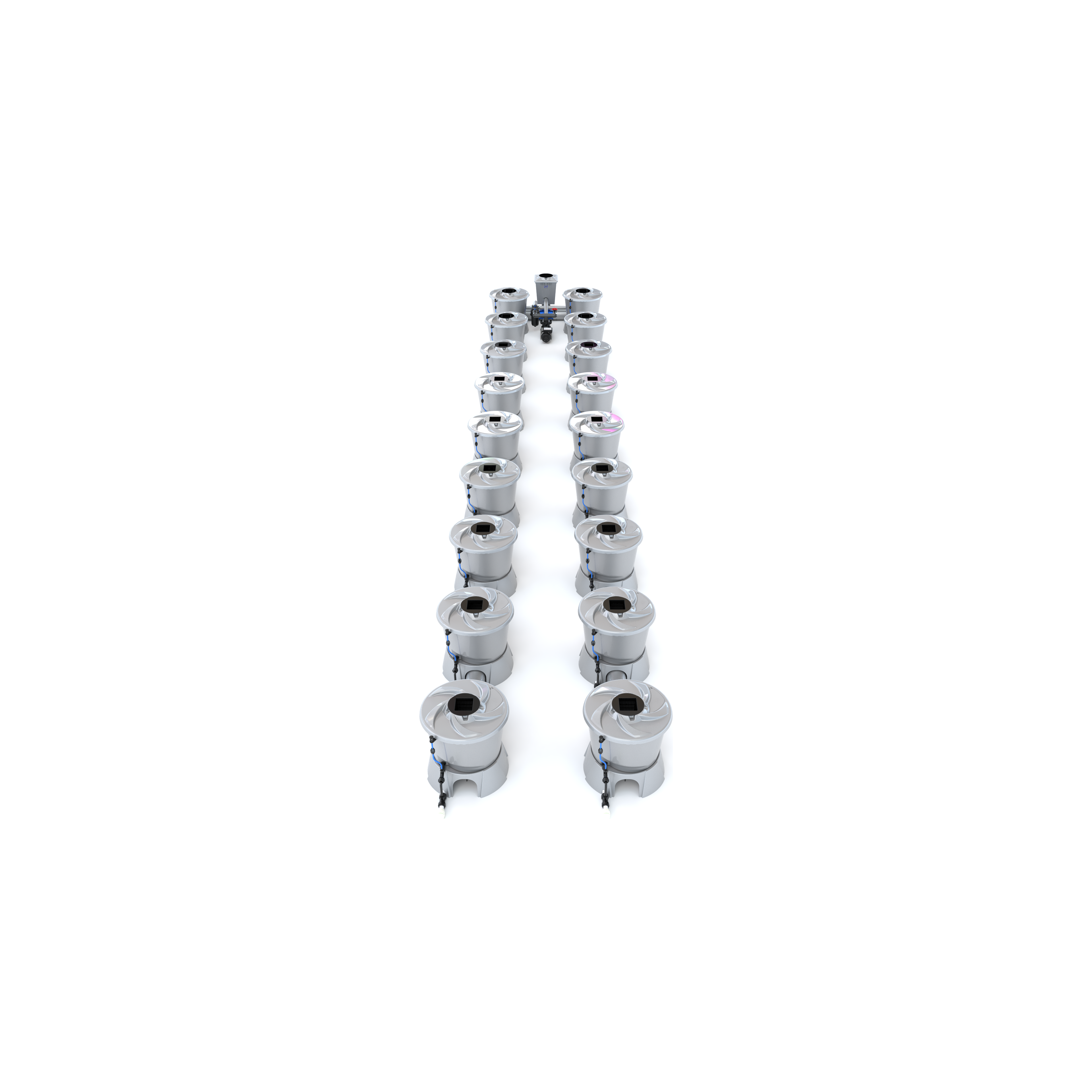 V-SYSTEM 18 Pot 2 Row Kit