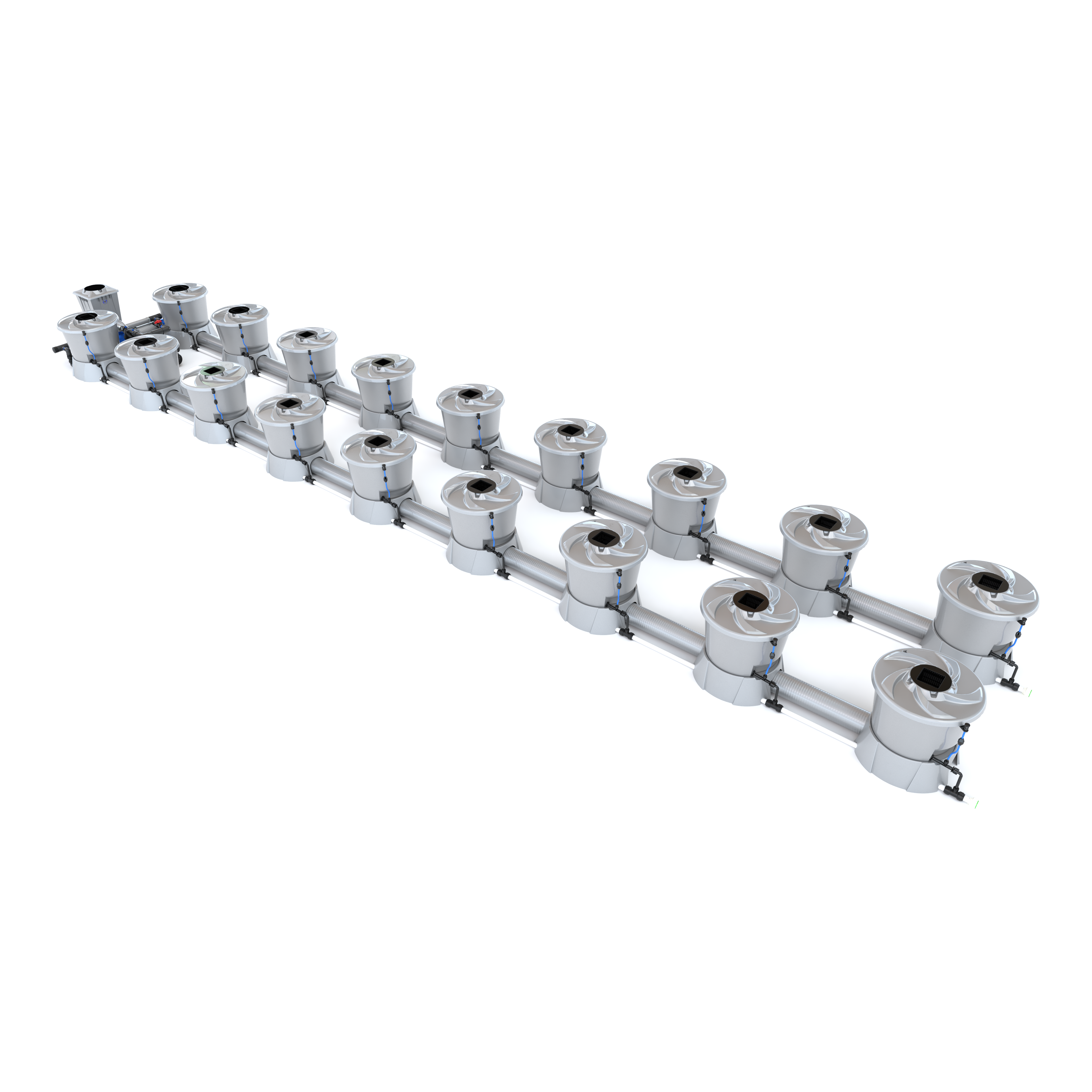 V-SYSTEM 18 Pot 2 Row Kit