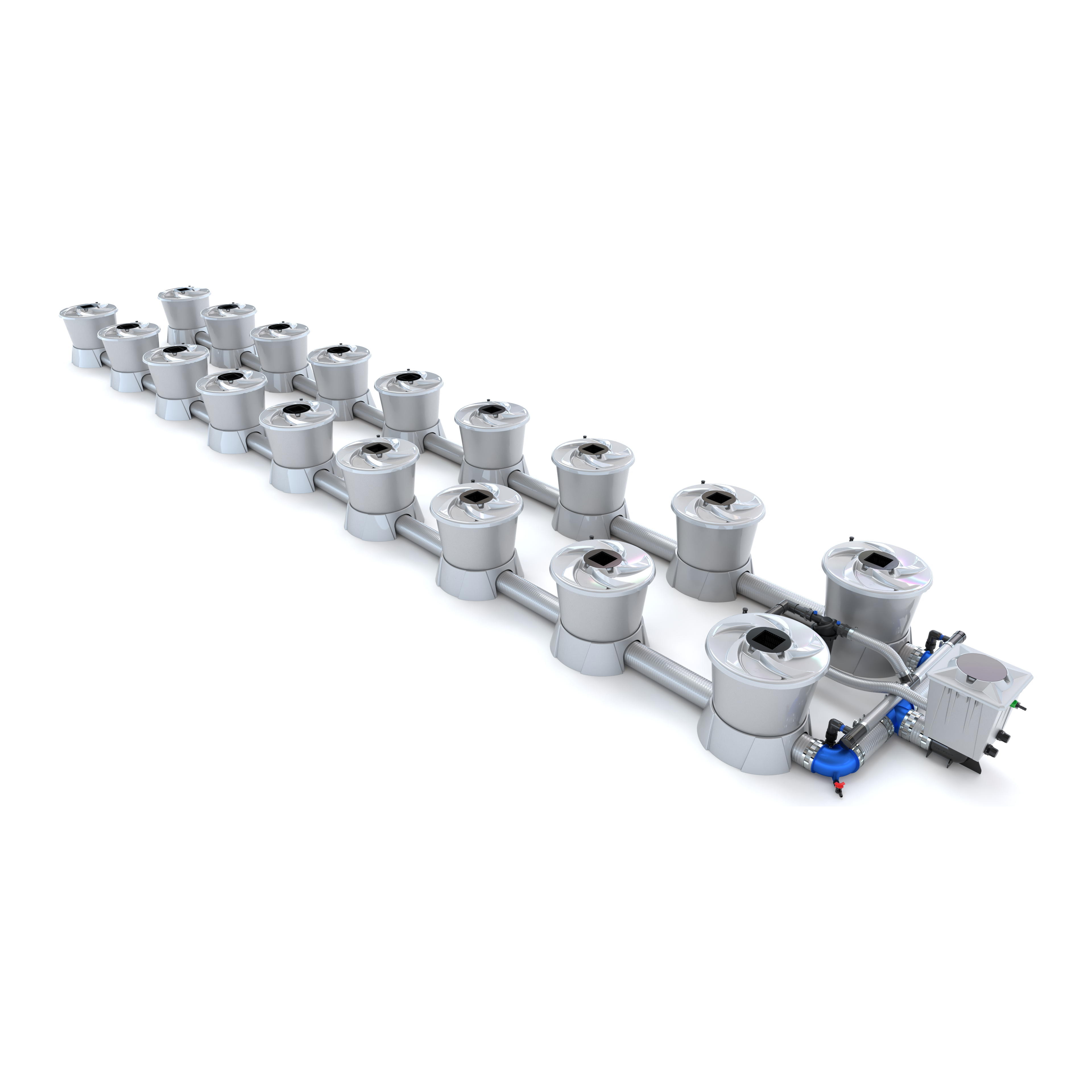V-SYSTEM 18 Pot 2 Row Kit