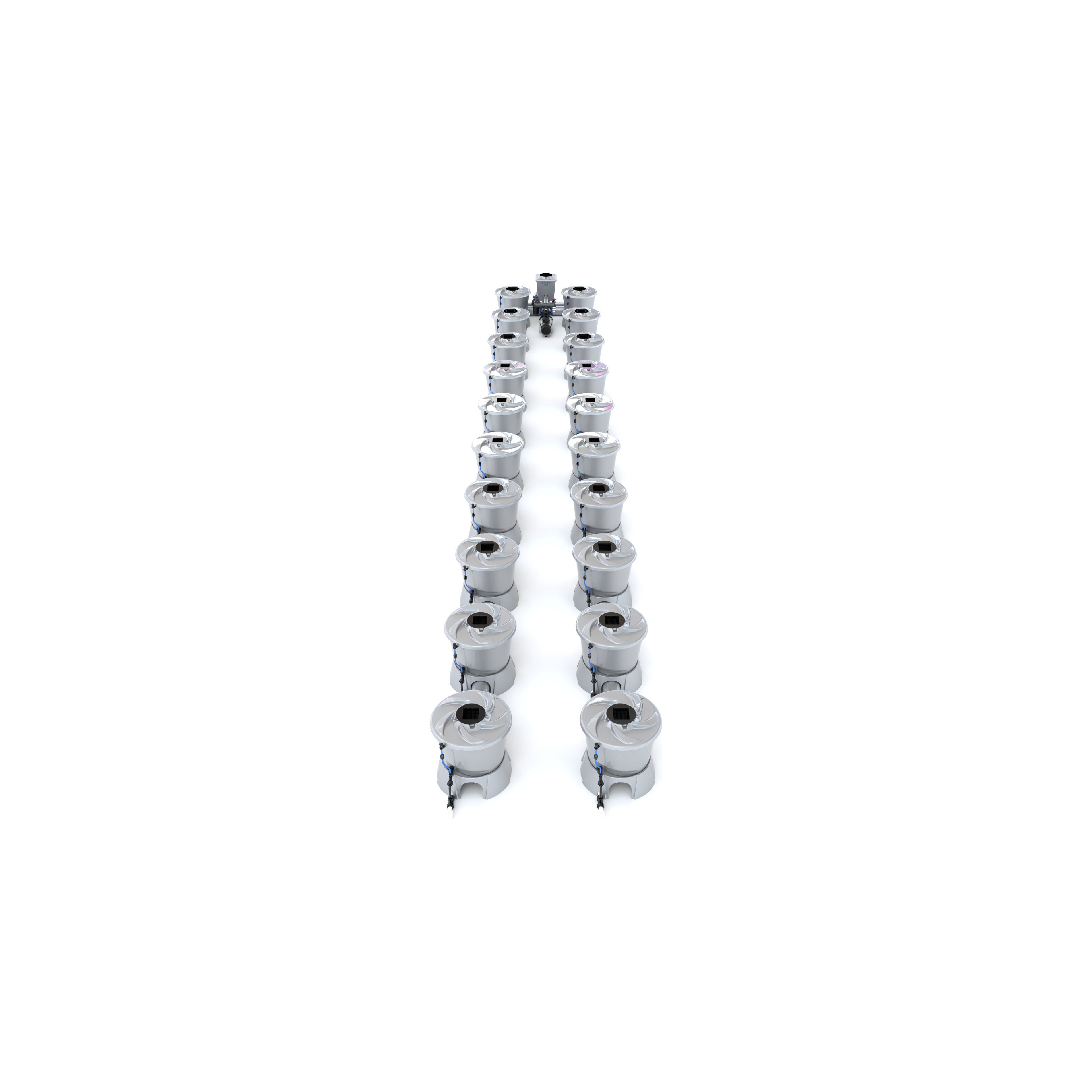 V-SYSTEM 20 Pot 2 Row Kit