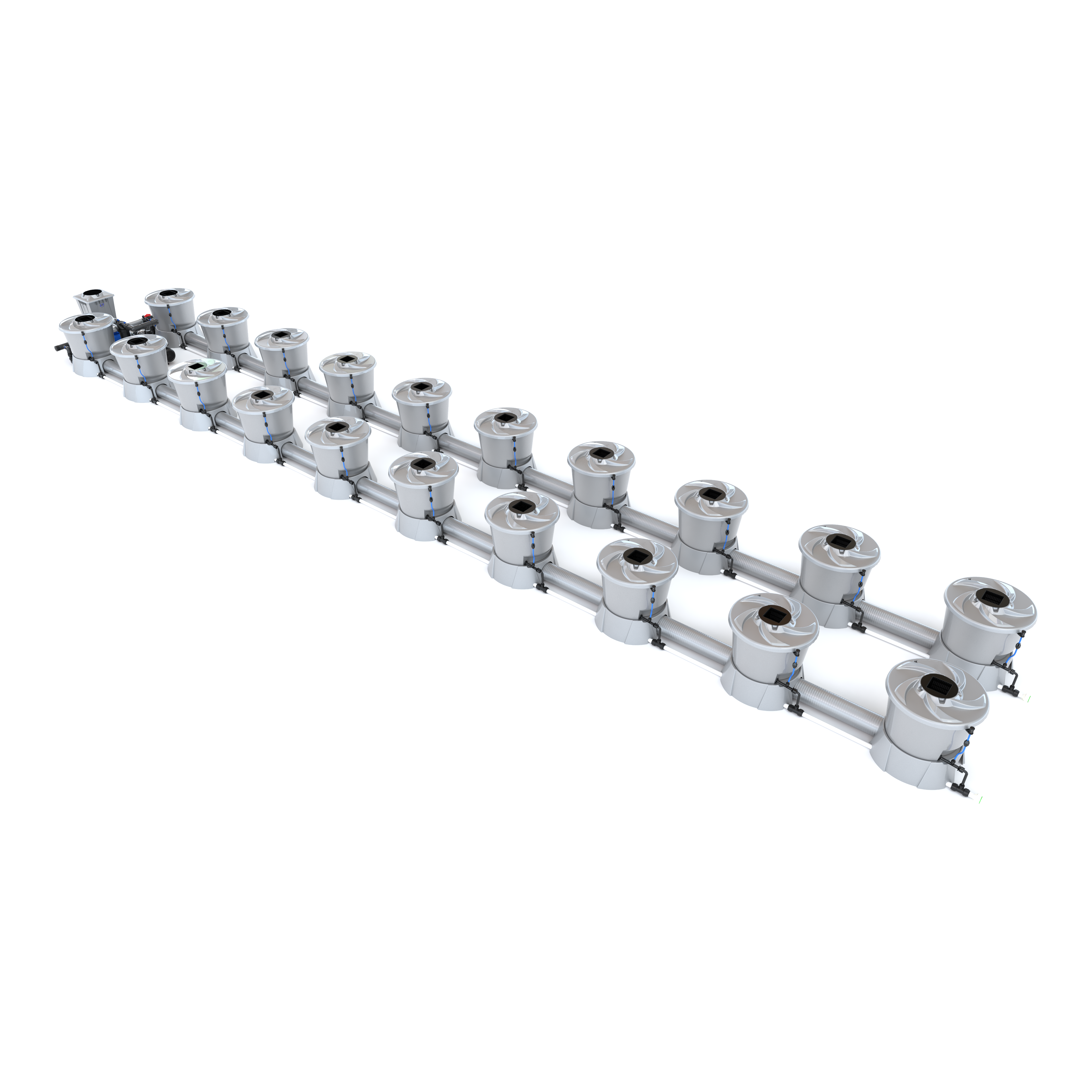 V-SYSTEM 20 Pot 2 Row Kit