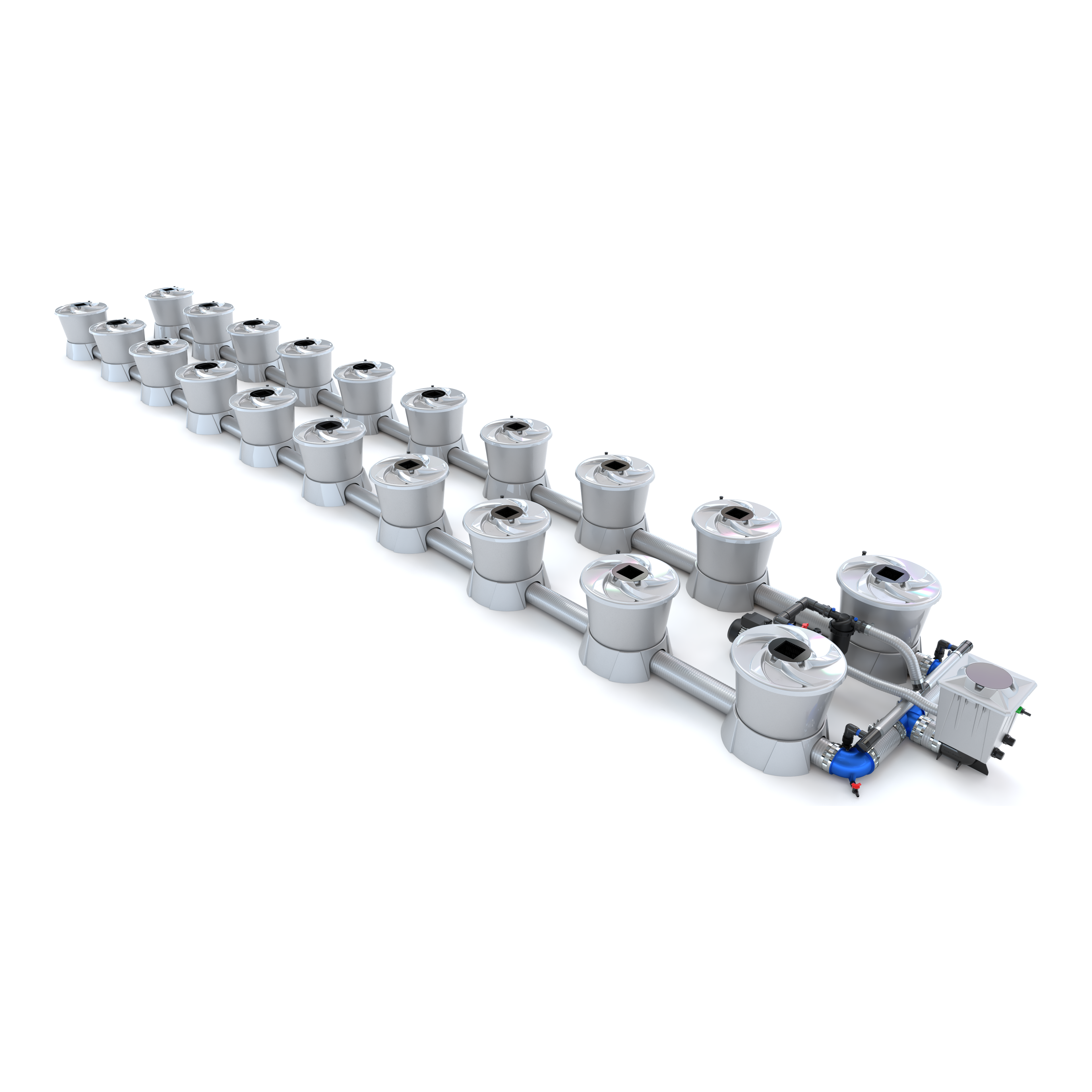 V-SYSTEM 20 Pot 2 Row Kit
