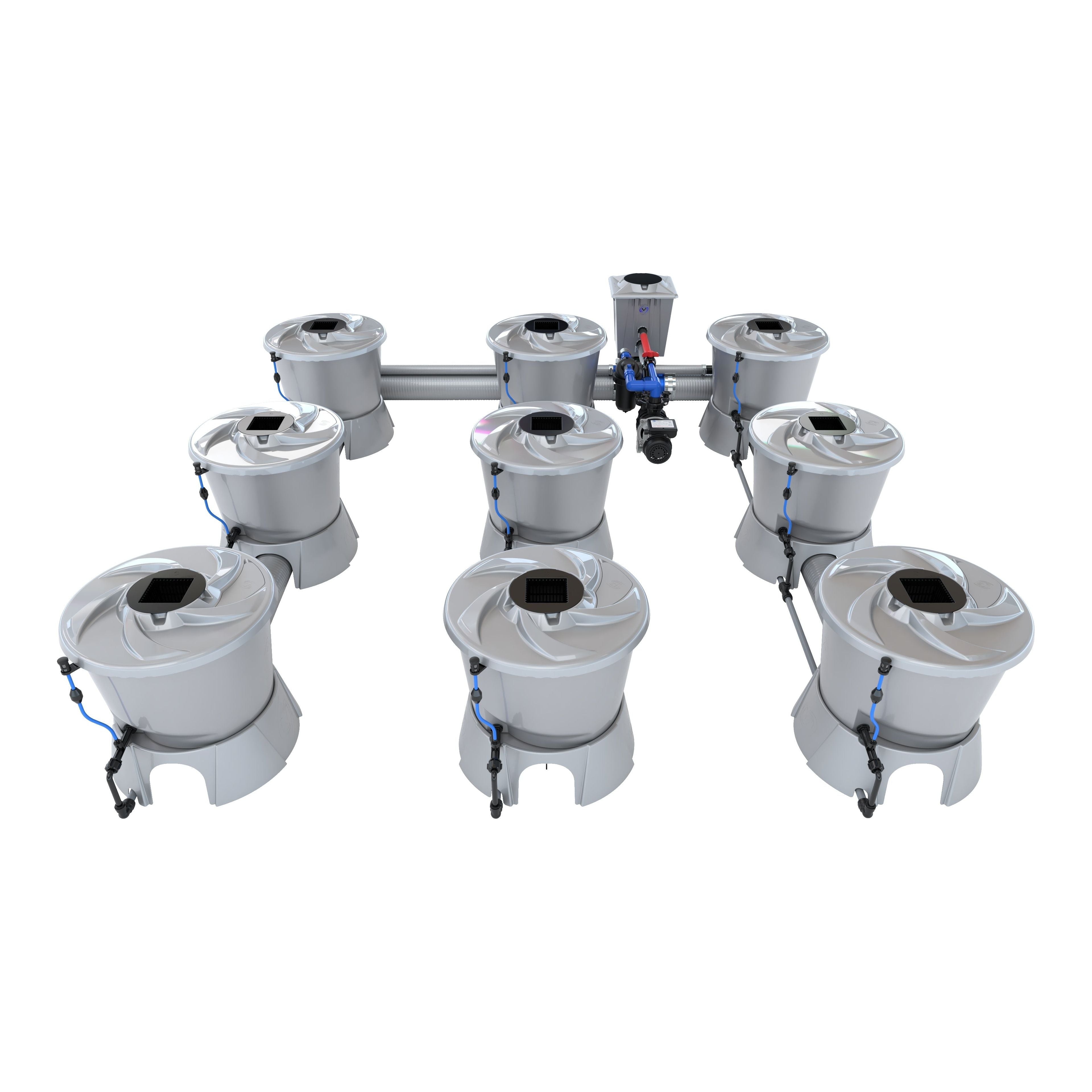 V-SYSTEM 9 Pot 3 Row Kit