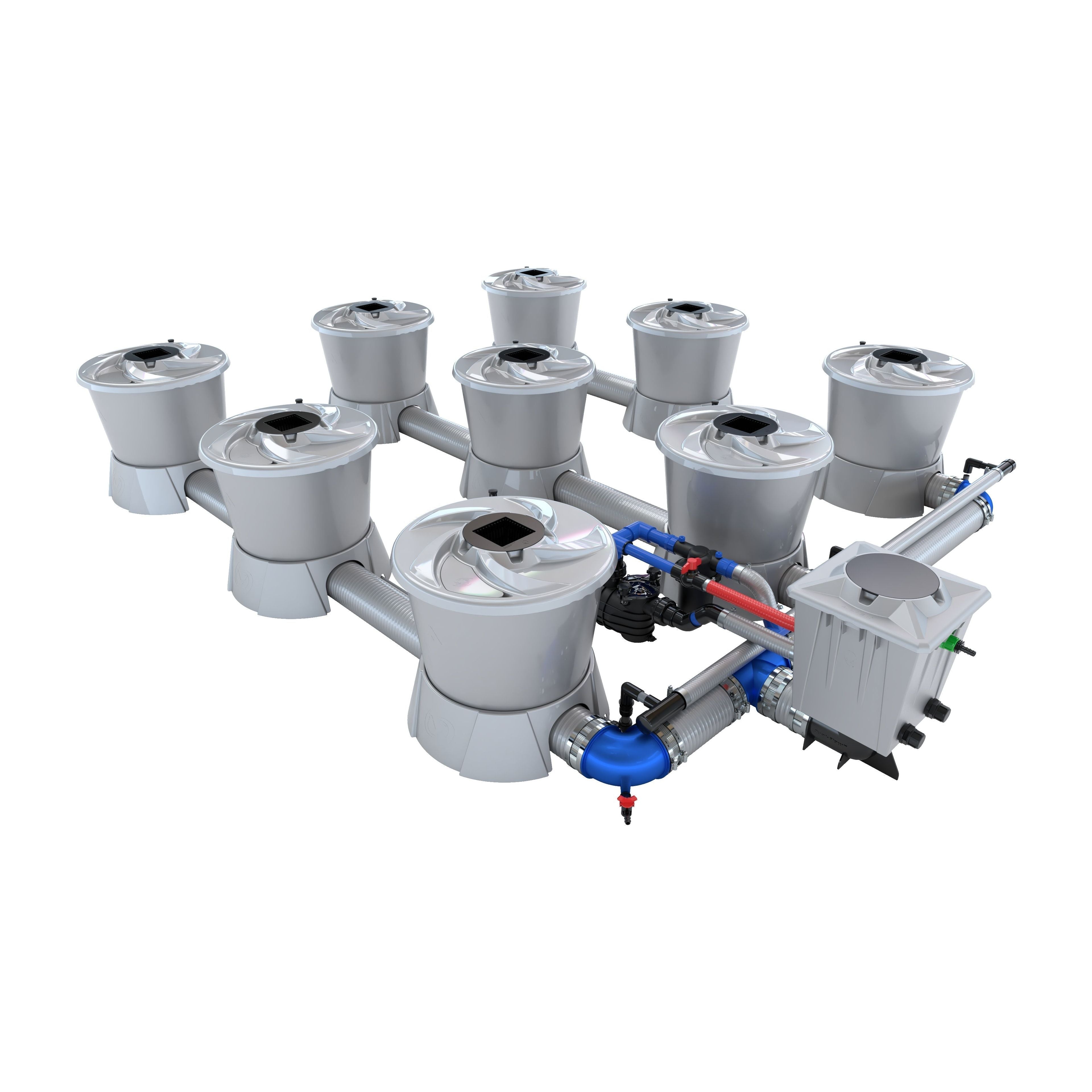 V-SYSTEM 9 Pot 3 Row Kit