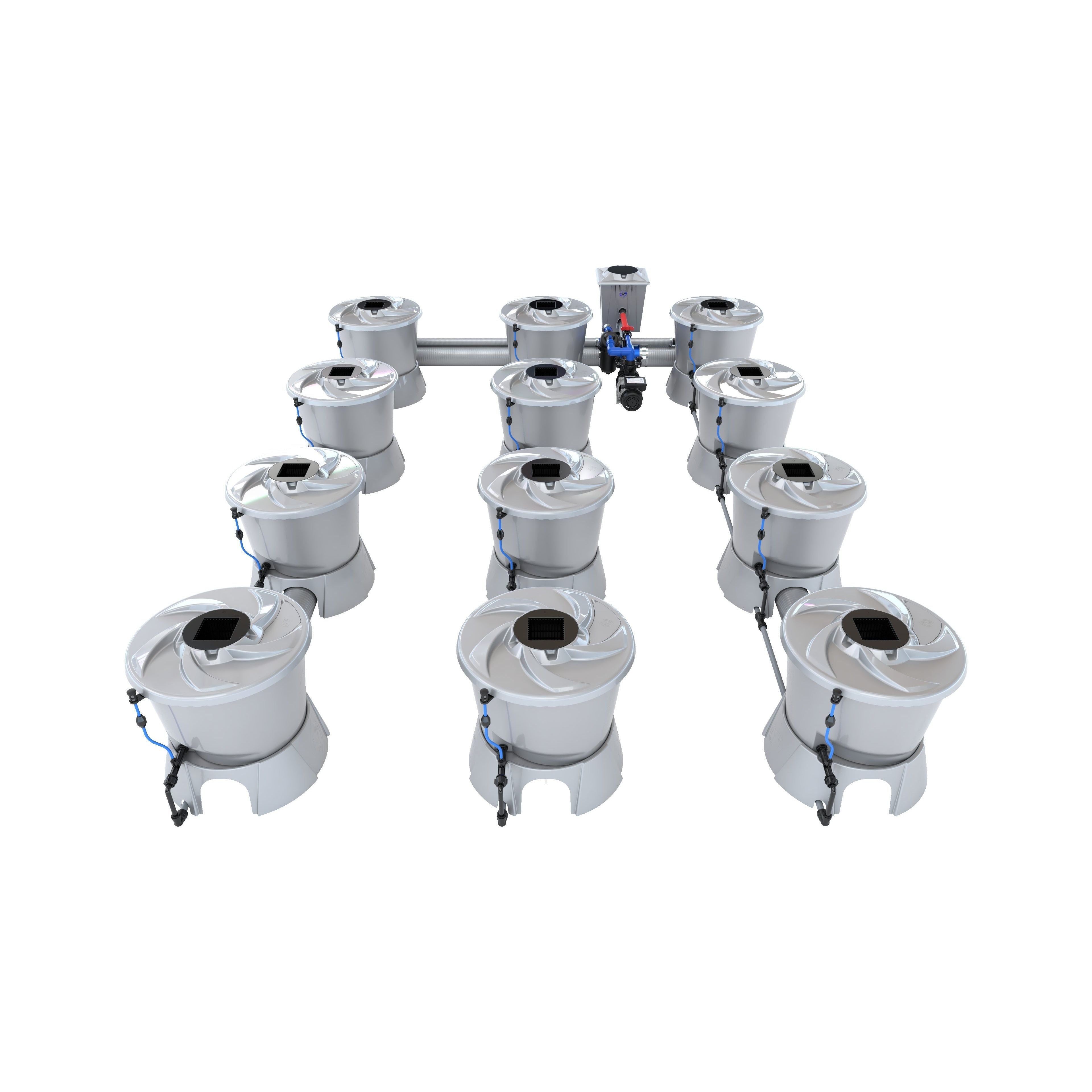 V-SYSTEM 12 Pot 3 Row Kit