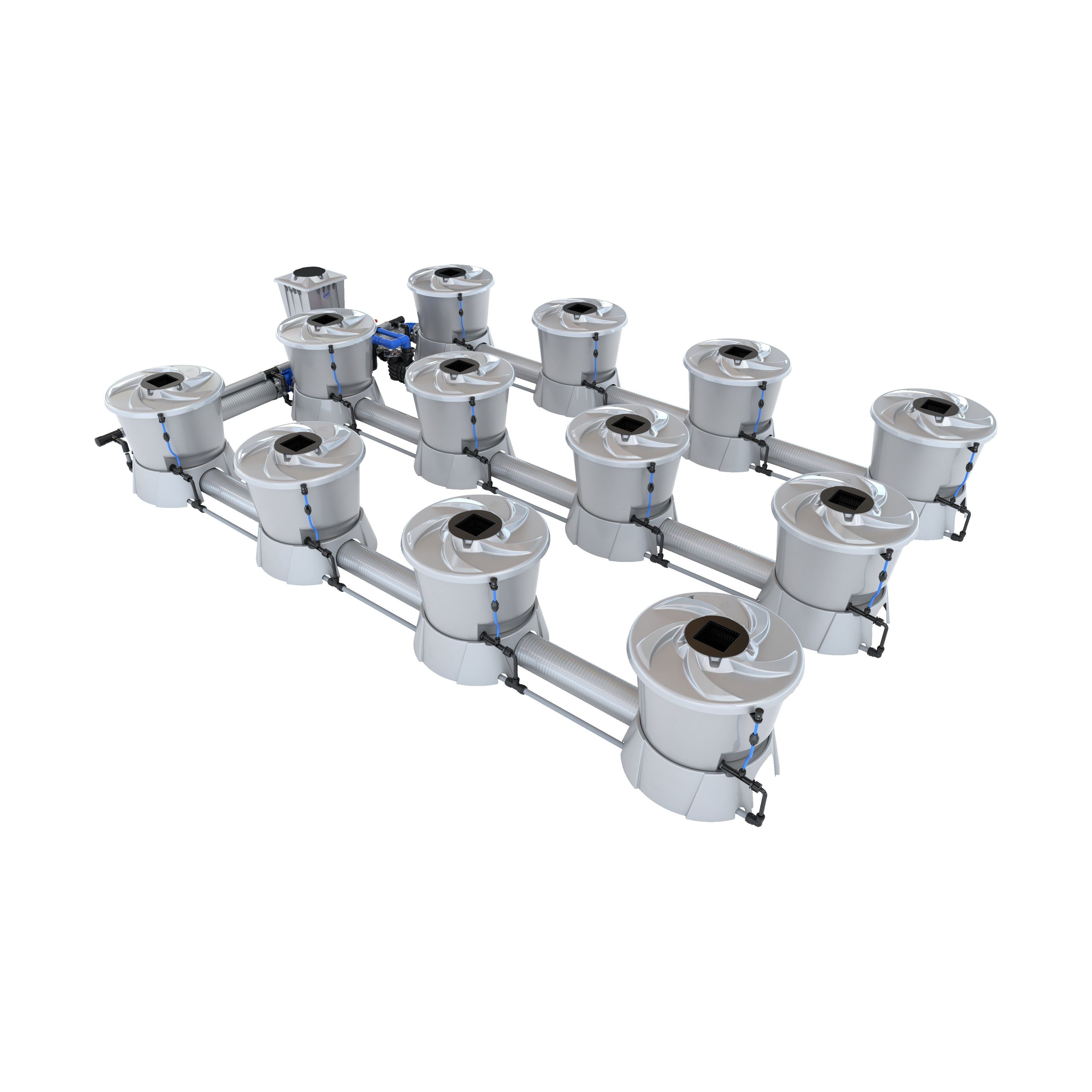 V-SYSTEM 12 Pot 3 Row Kit