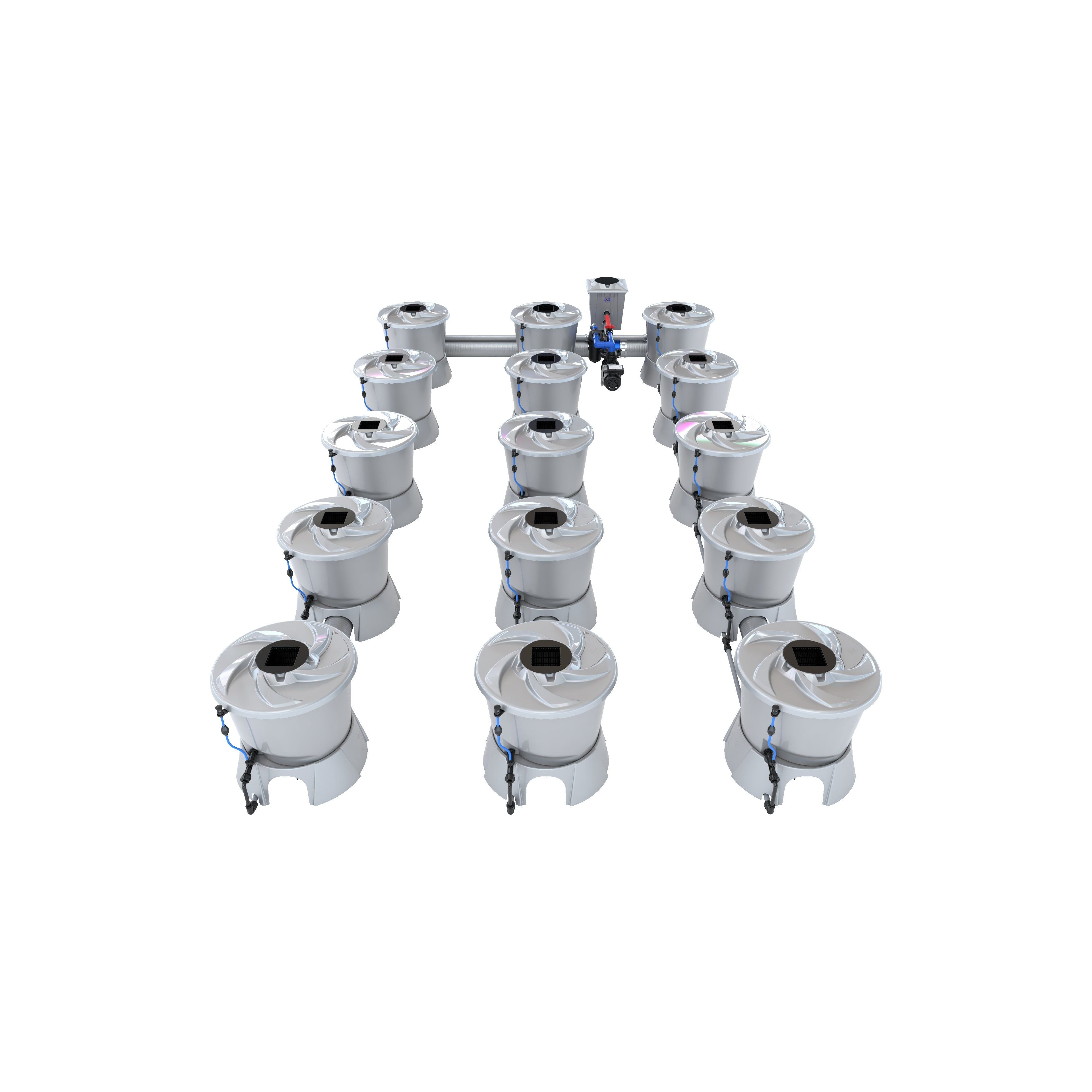 V-SYSTEM 15 Pot 3 Row Kit
