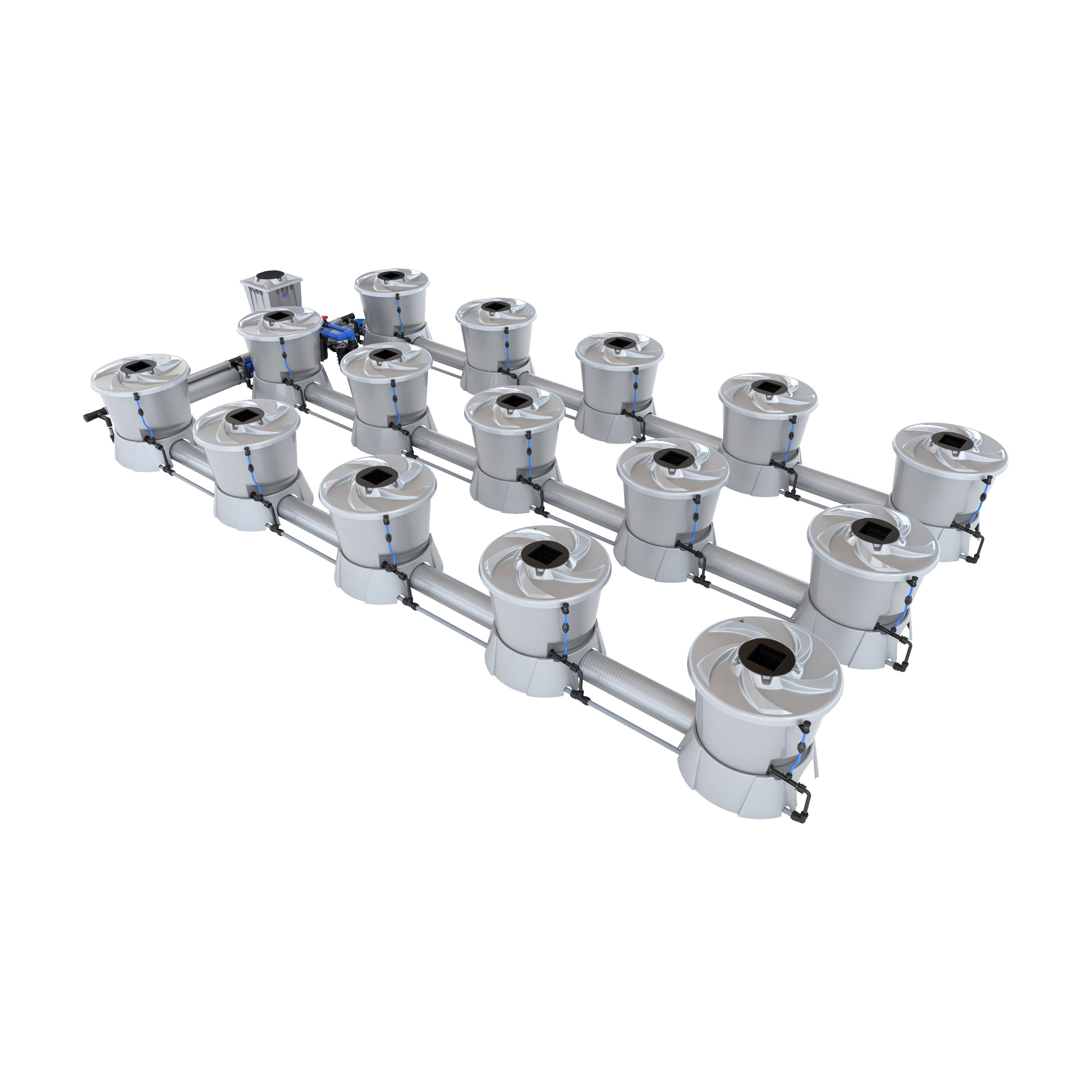 V-SYSTEM 15 Pot 3 Row Kit