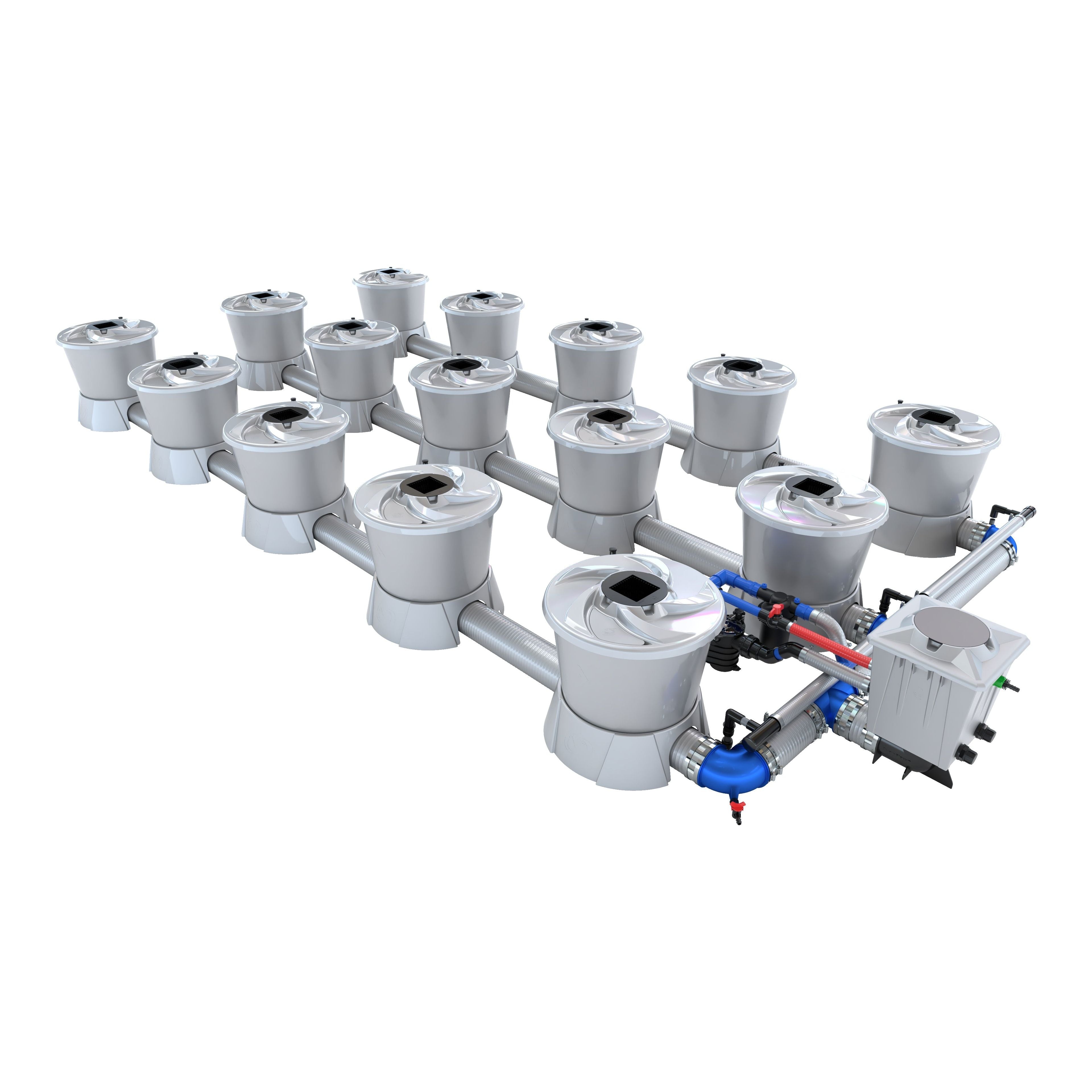 V-SYSTEM 15 Pot 3 Row Kit
