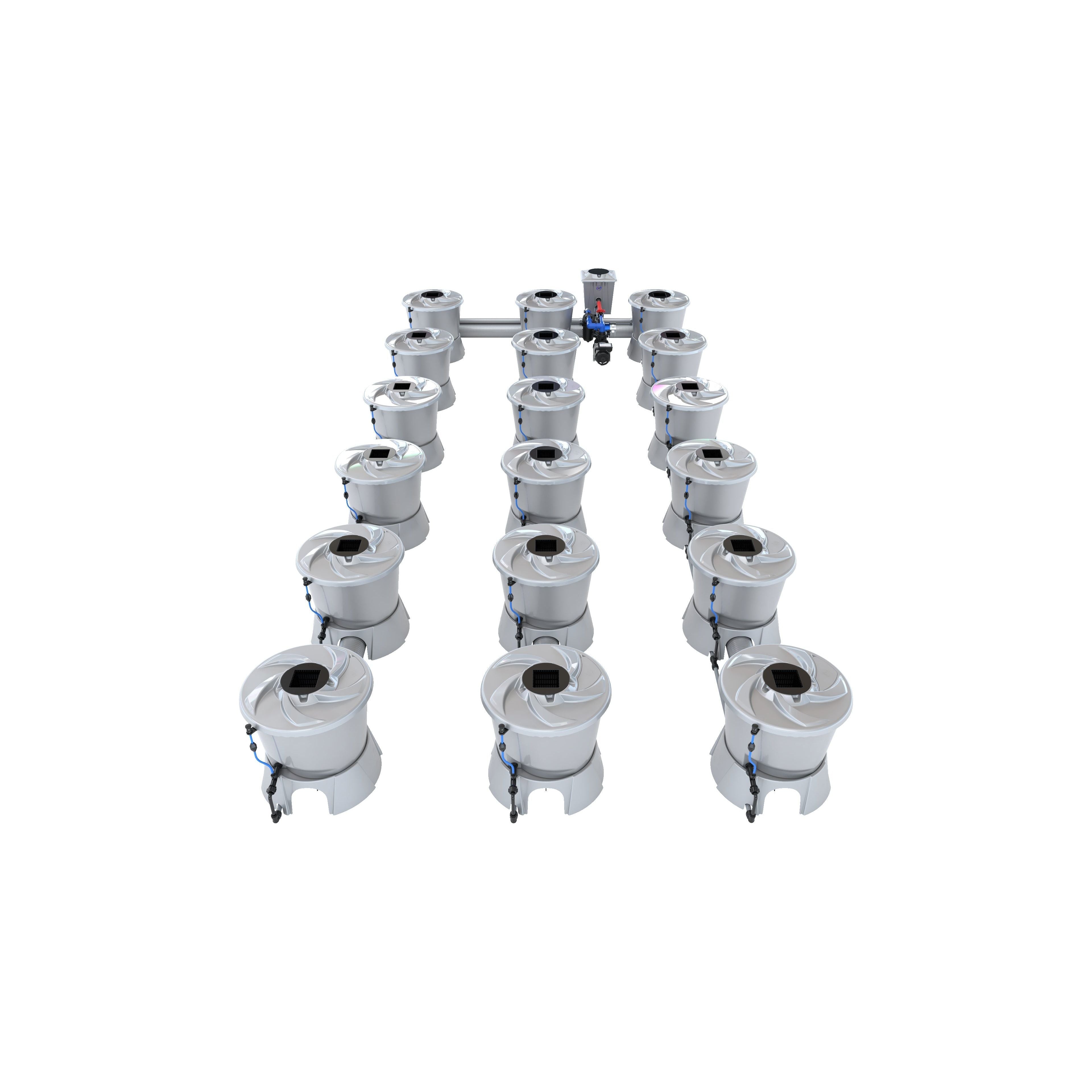 V-SYSTEM 18 Pot 3 Row Kit
