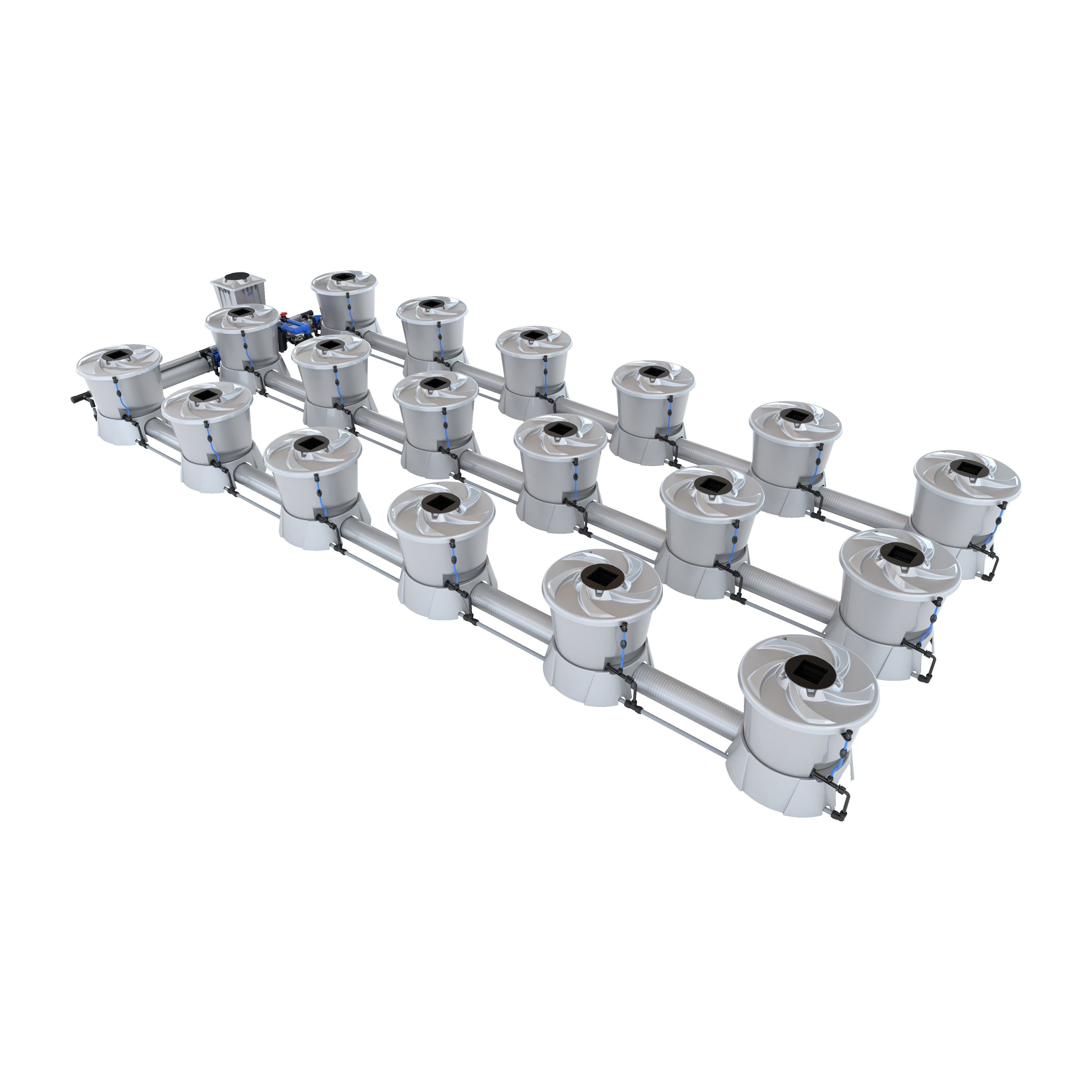 V-SYSTEM 18 Pot 3 Row Kit