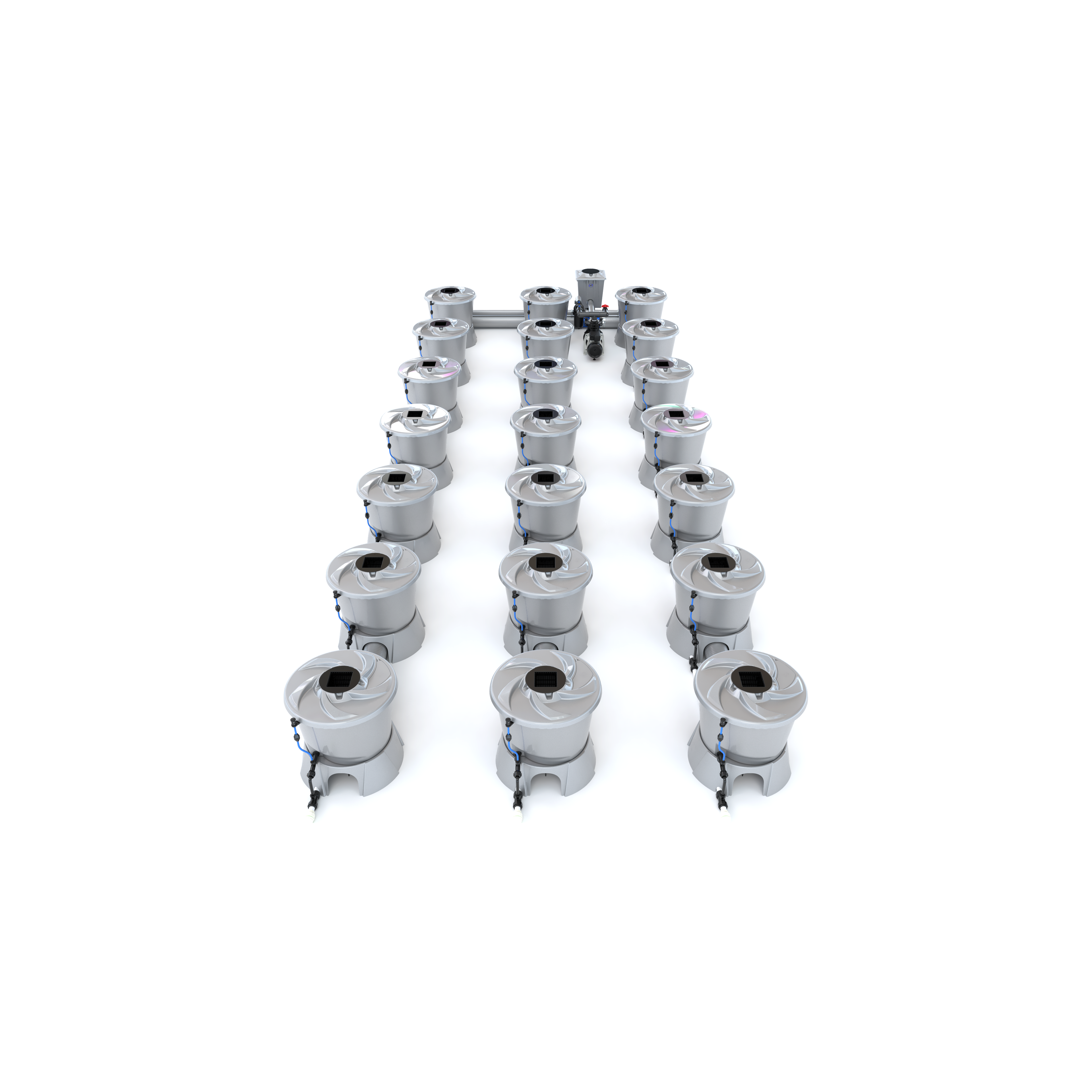 V-SYSTEM 21 Pot 3 Row Kit