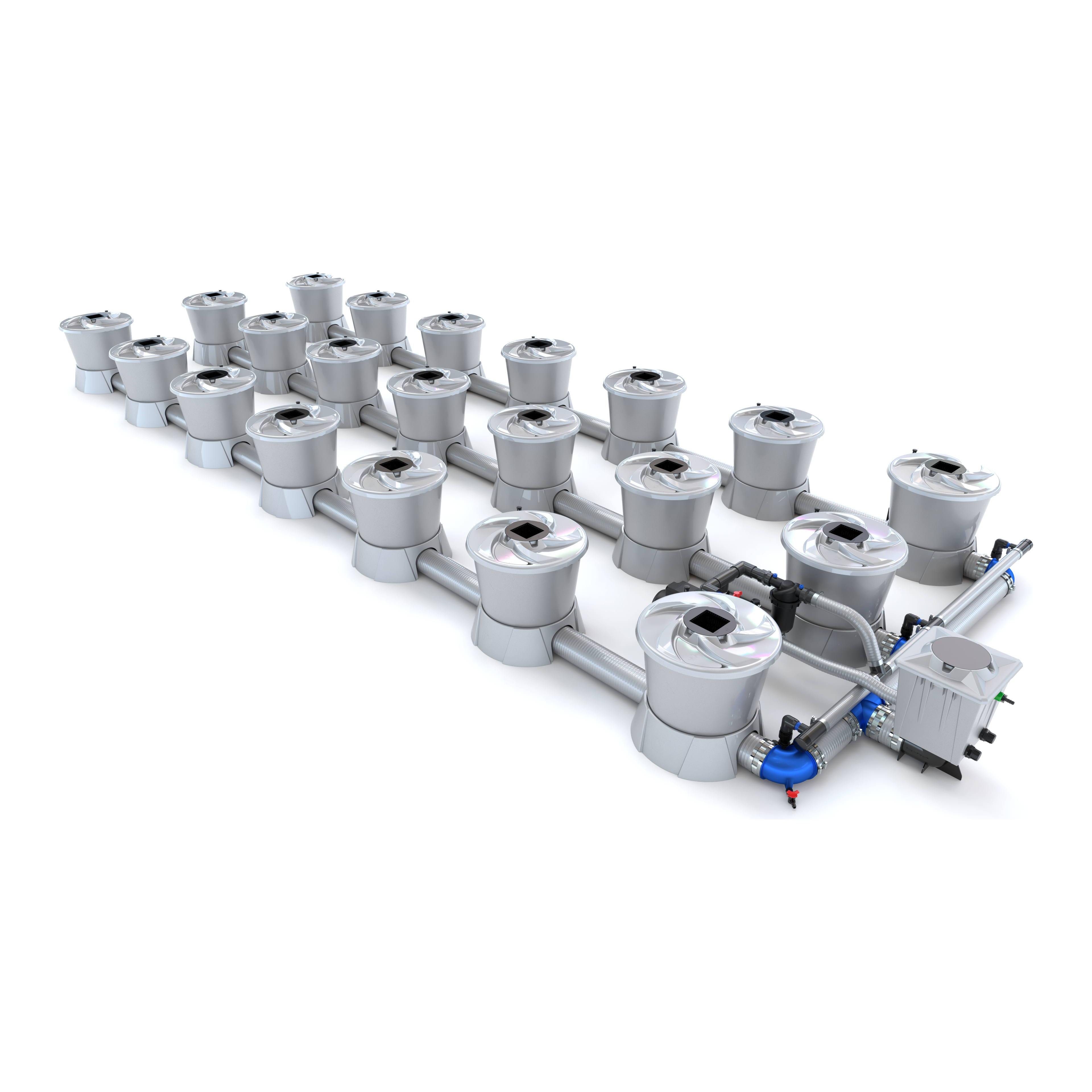 V-SYSTEM 21 Pot 3 Row Kit
