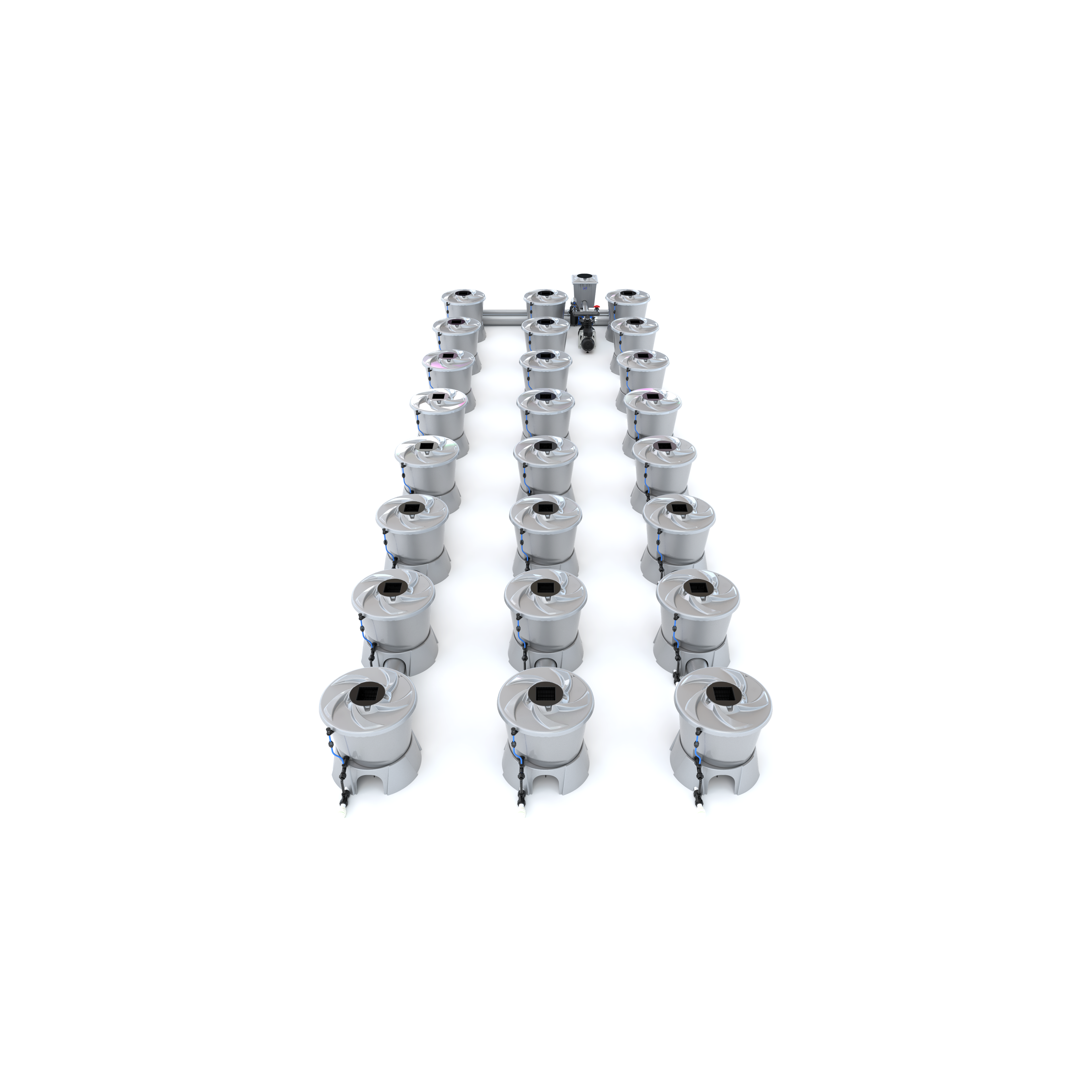 V-SYSTEM 24 Pot 3 Row Kit