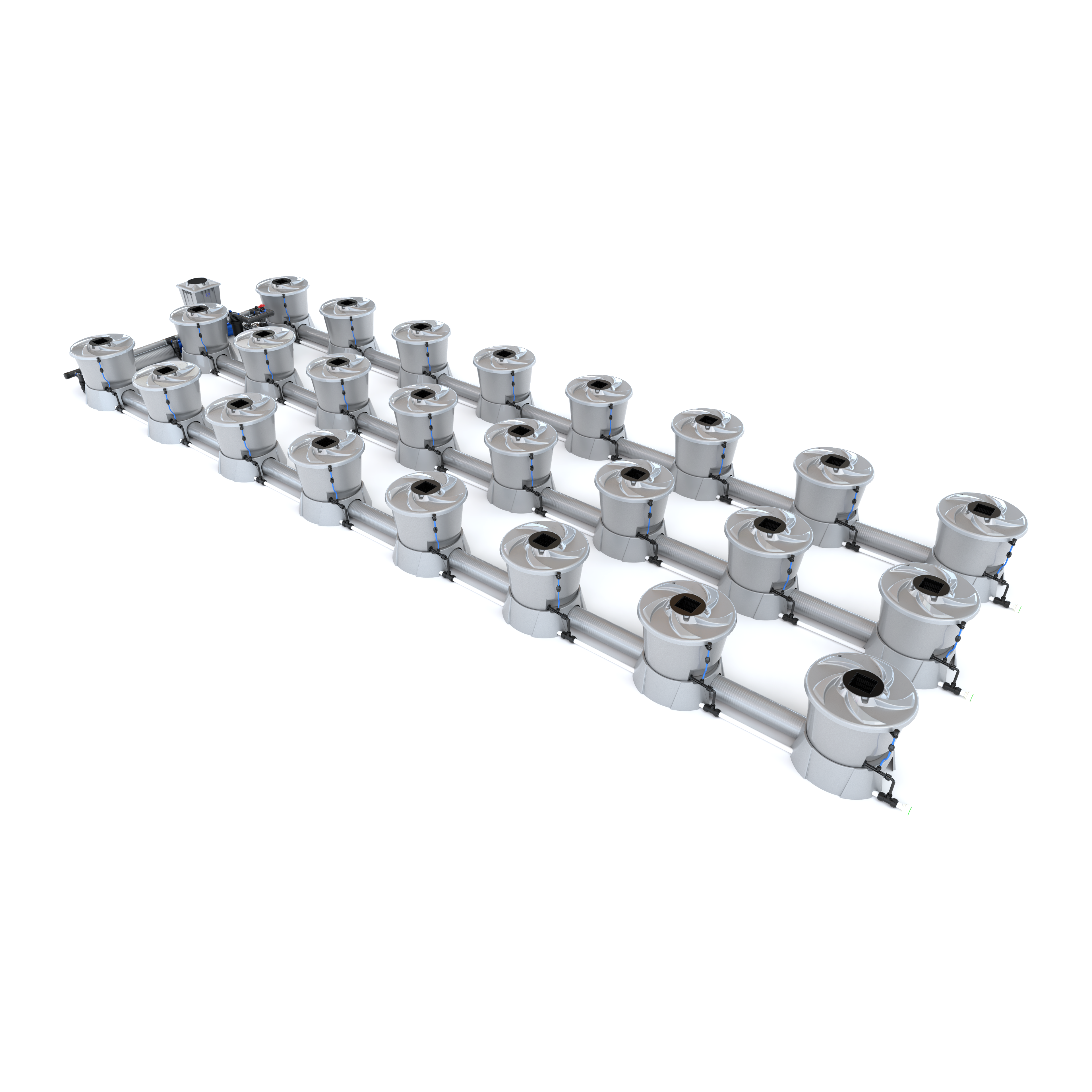 V-SYSTEM 24 Pot 3 Row Kit