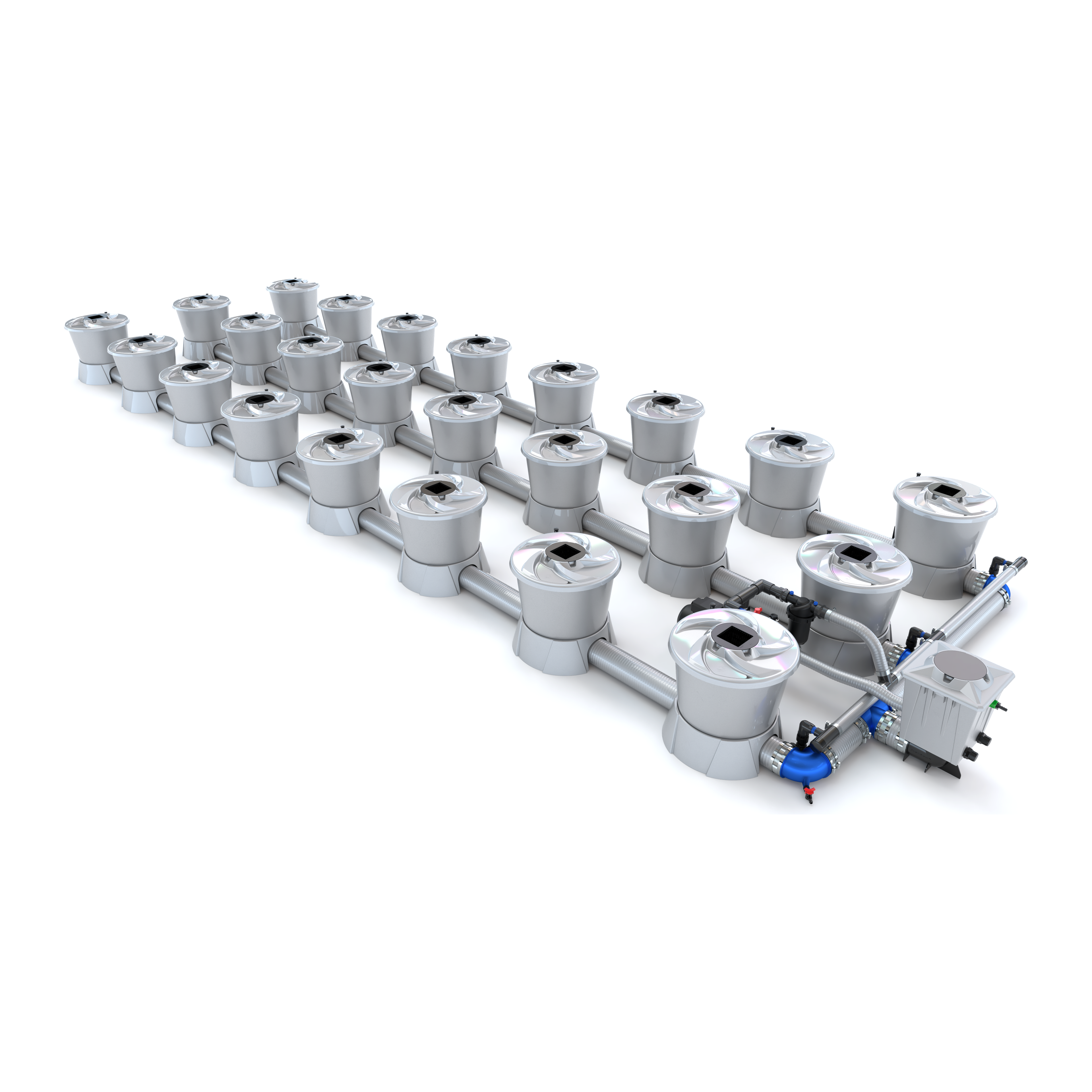 V-SYSTEM 24 Pot 3 Row Kit