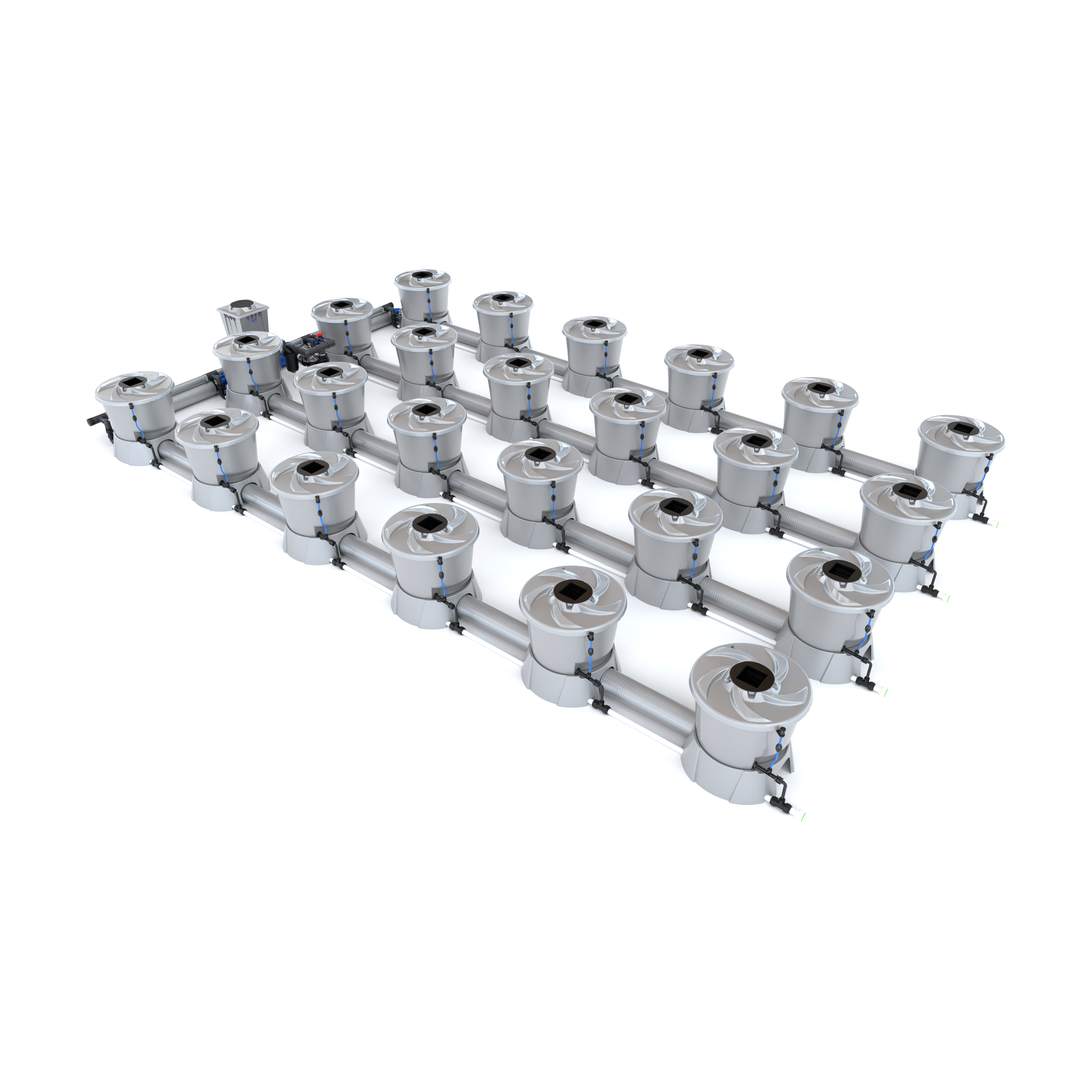 V-SYSTEM 24 Pot 4 Row Kit