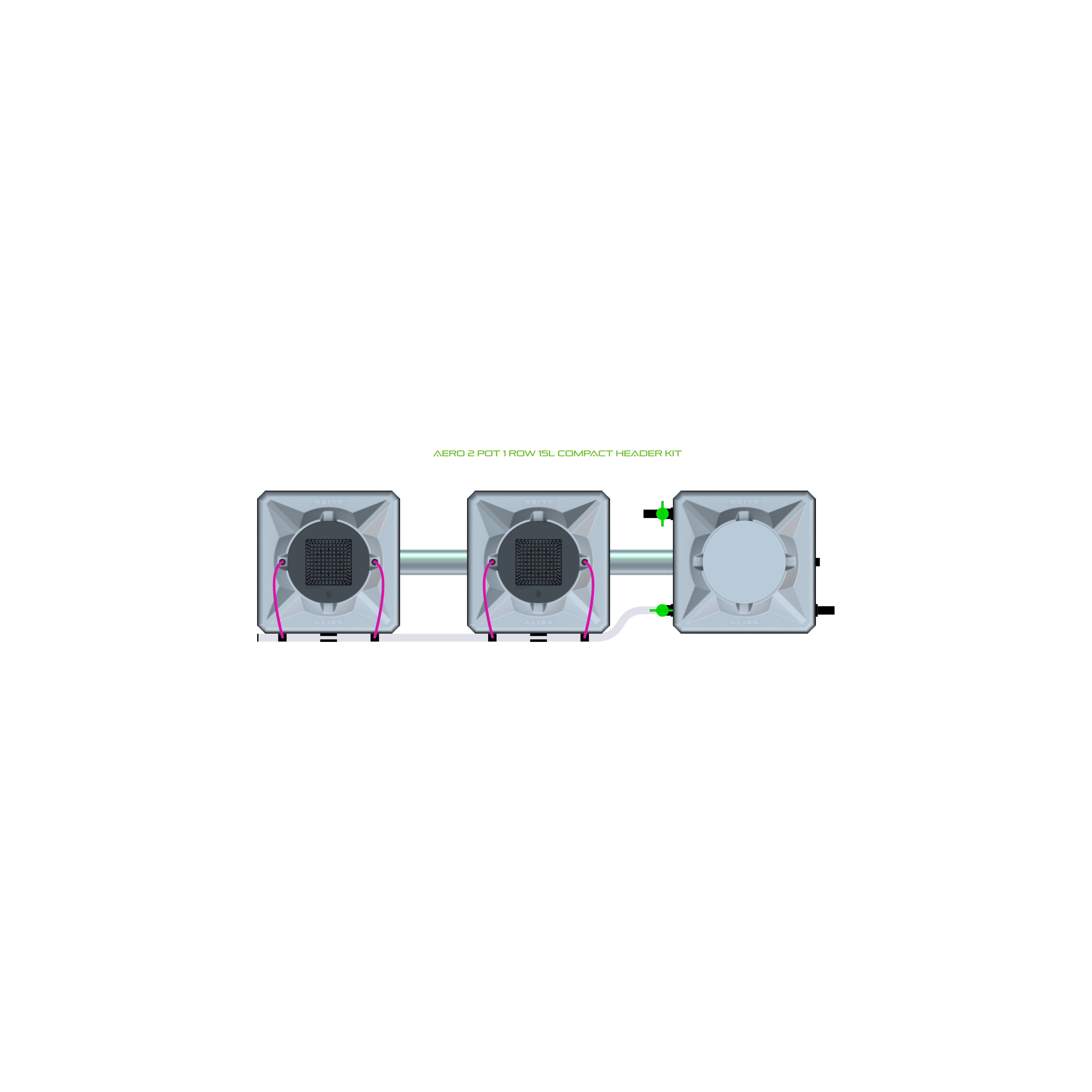 AERO 2 Pot 1 Row Kit