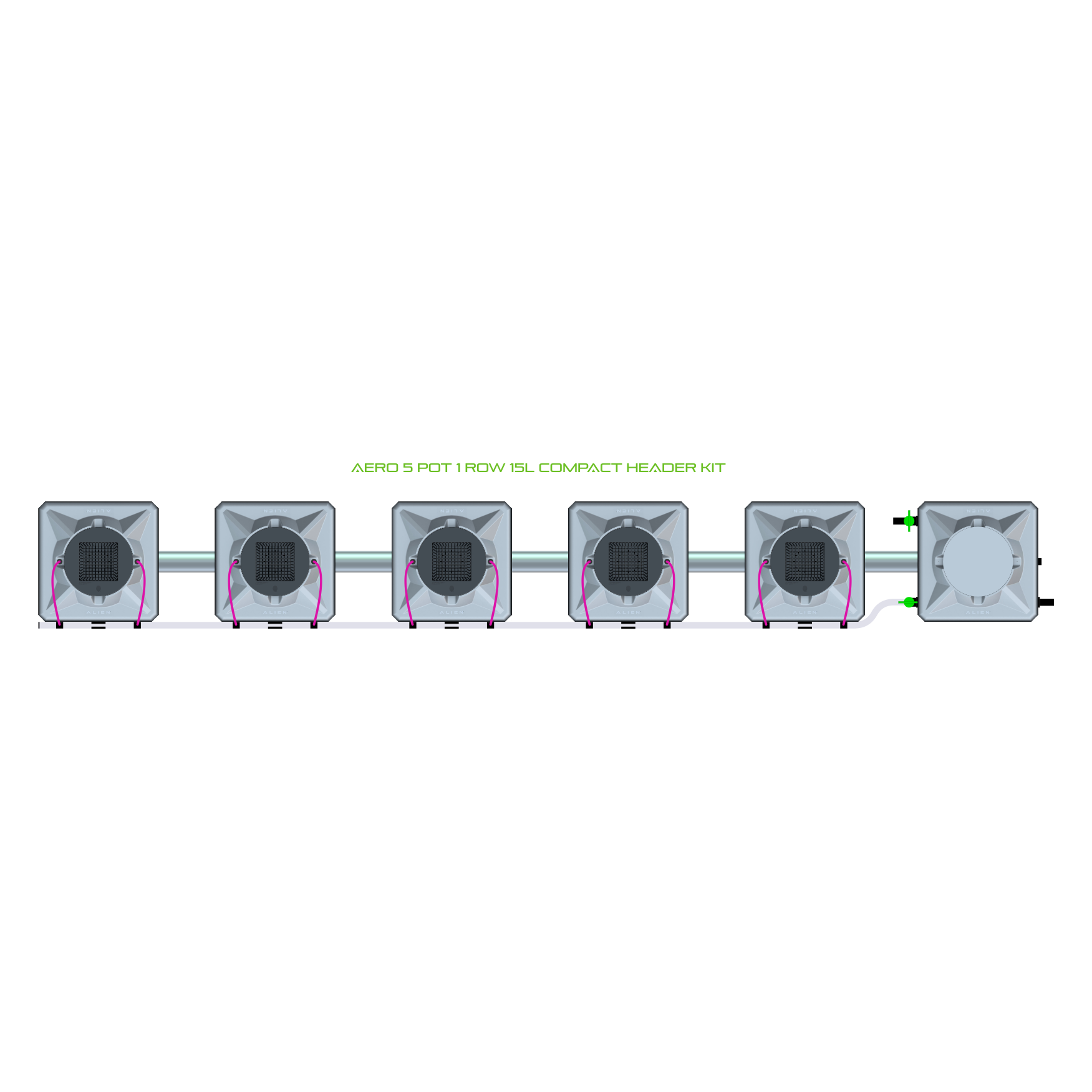 AERO 5 Pot 1 Row Kit
