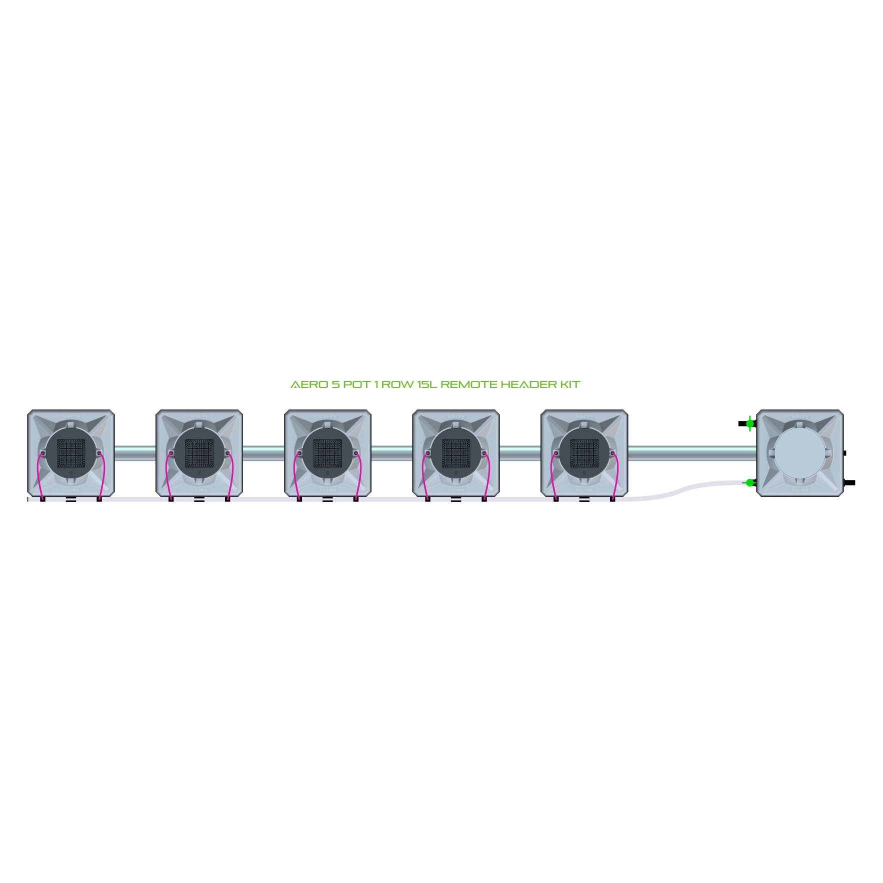 AERO 5 Pot 1 Row Kit