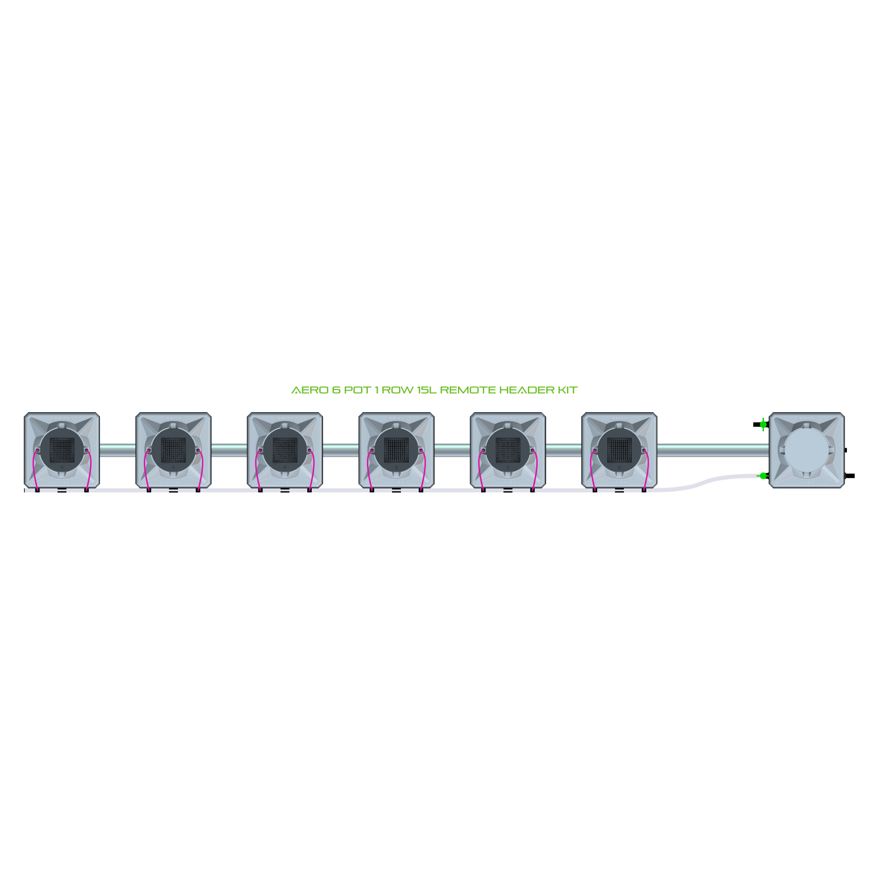 AERO 6 Pot 1 Row Kit