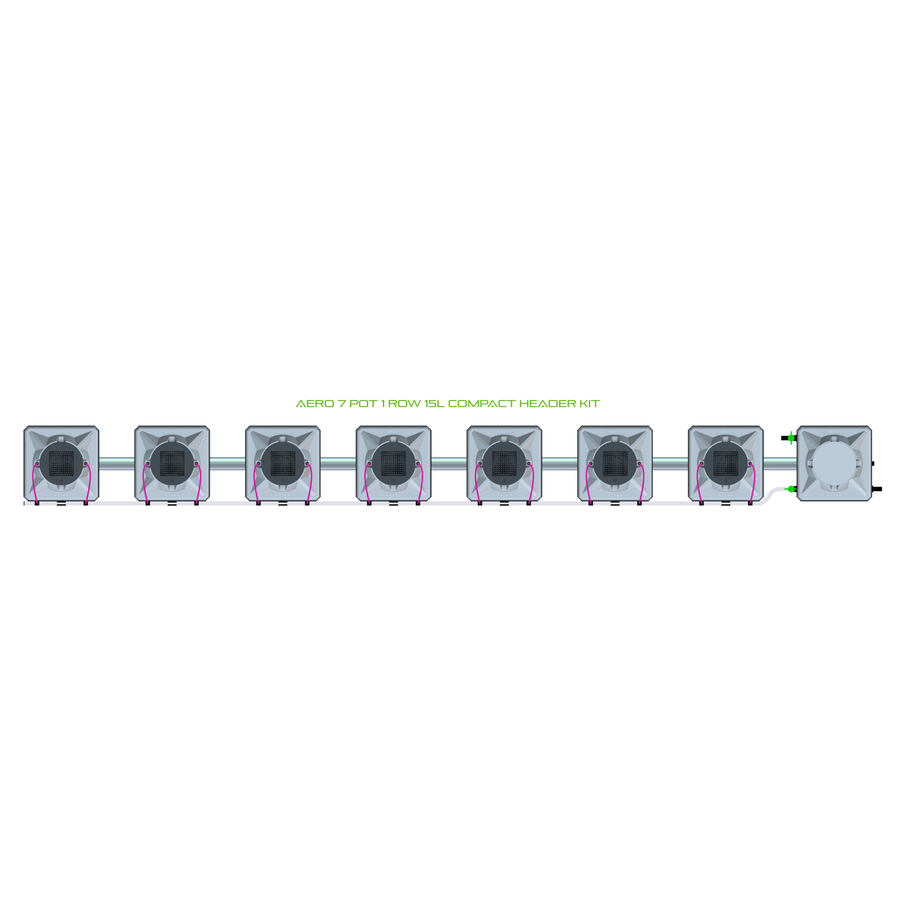 AERO 7 Pot 1 Row Kit