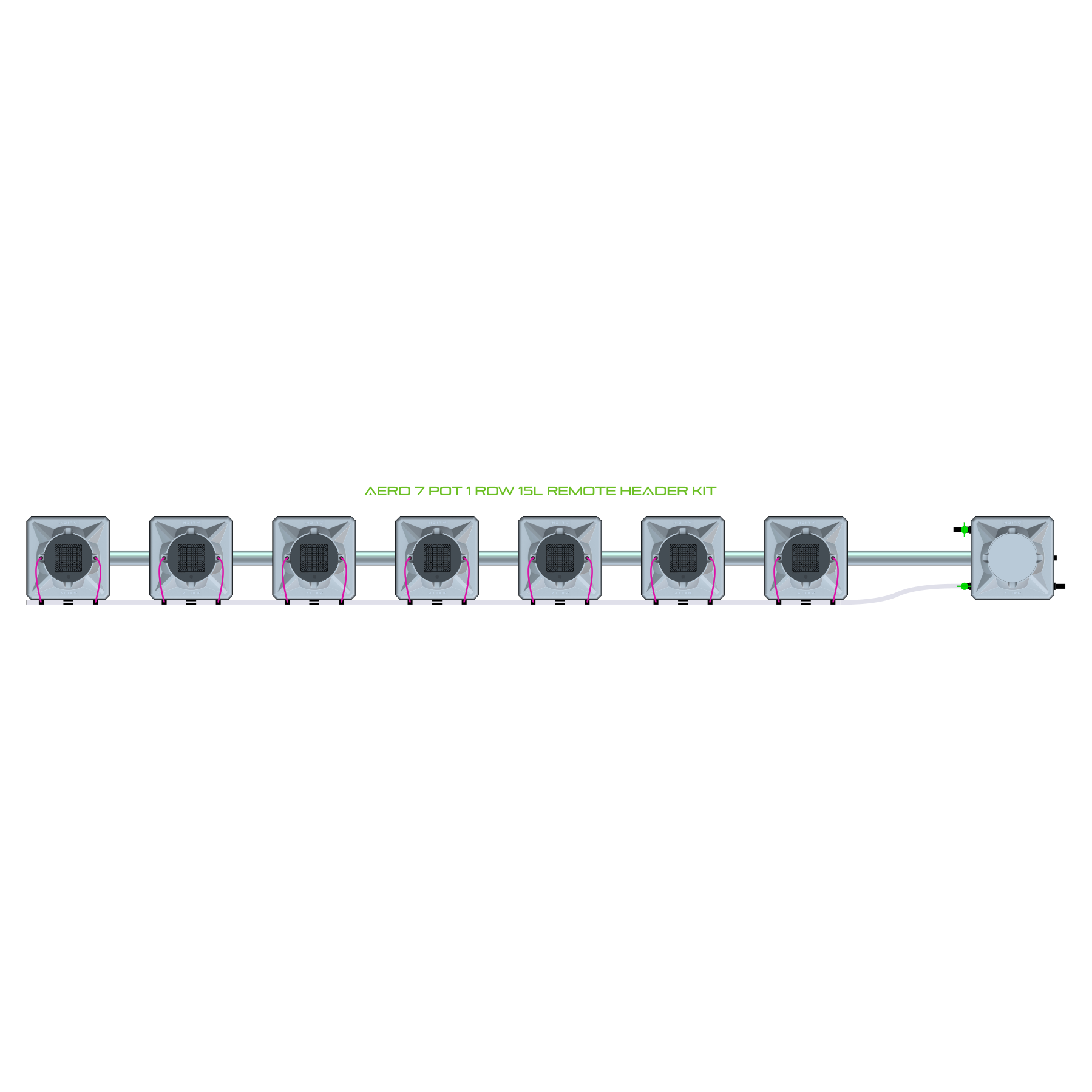 AERO 7 Pot 1 Row Kit