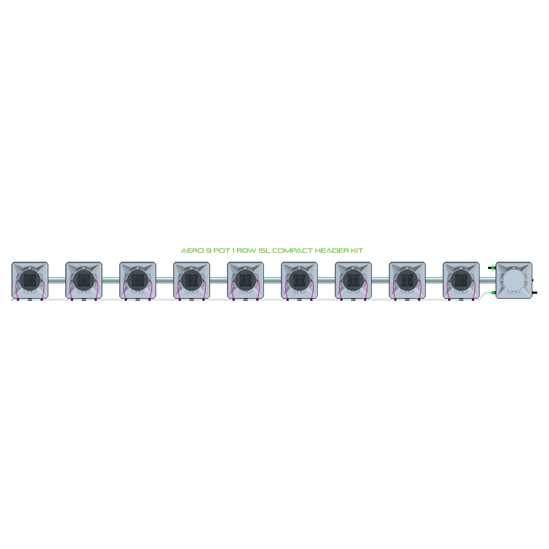 AERO 9 Pot 1 Row Kit
