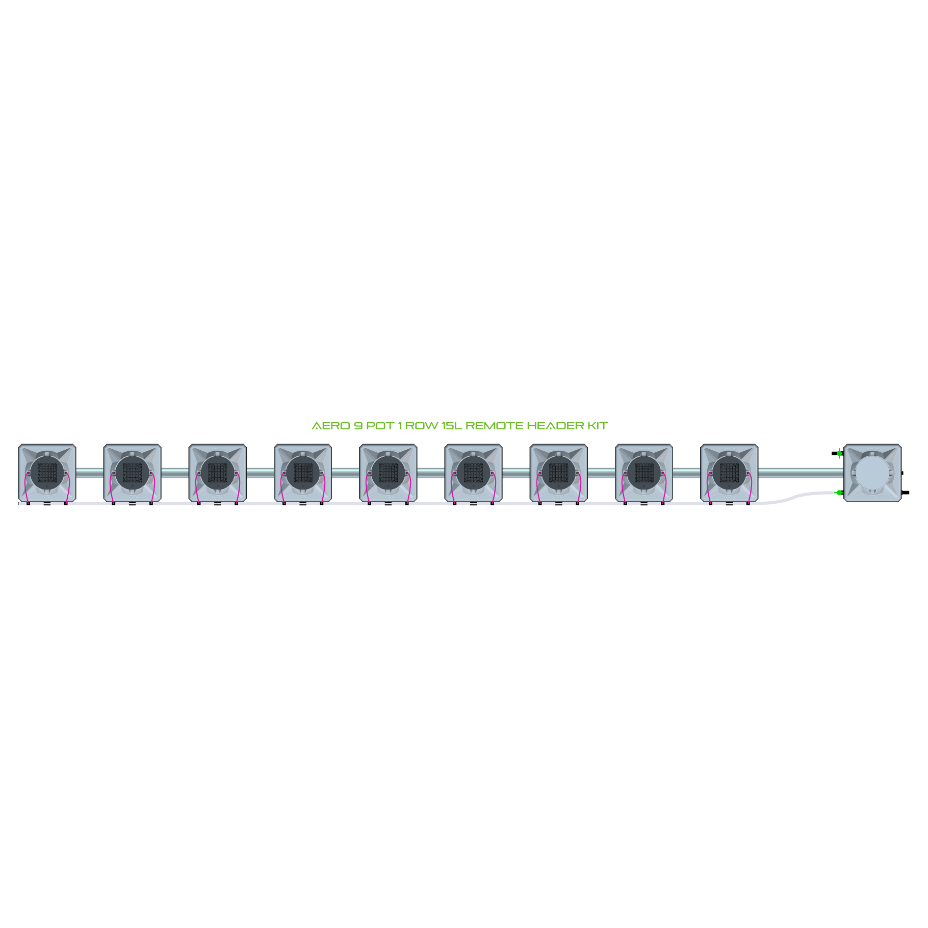AERO 9 Pot 1 Row Kit