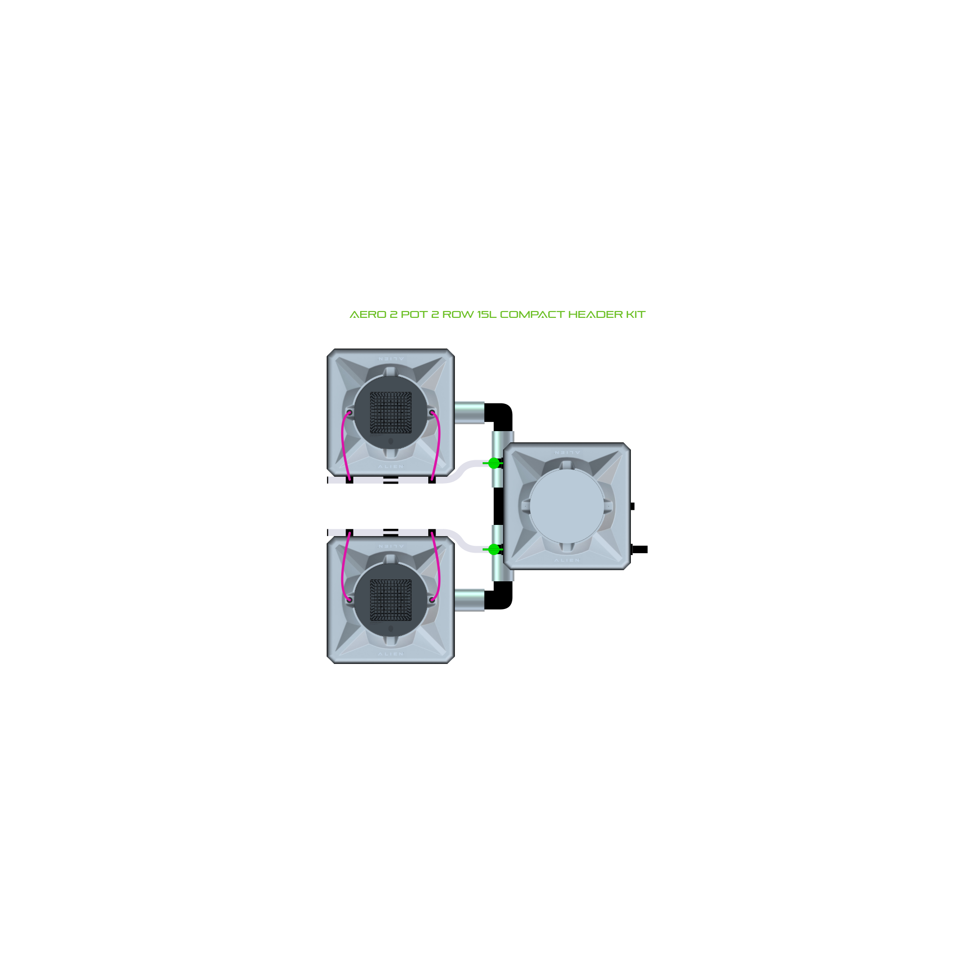 AERO 2 Pot 2 Row Kit