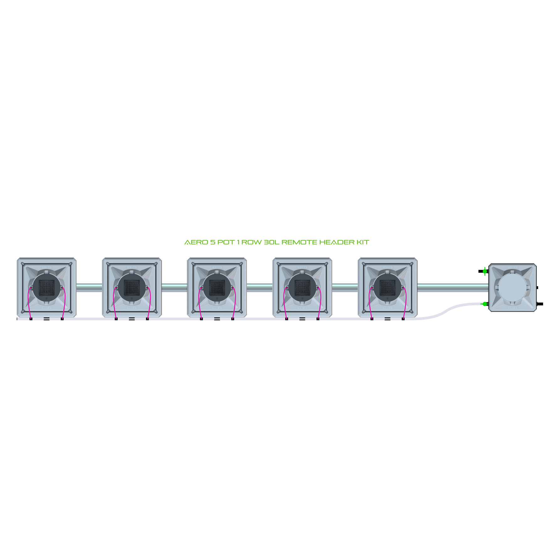 AERO 5 Pot 1 Row Kit