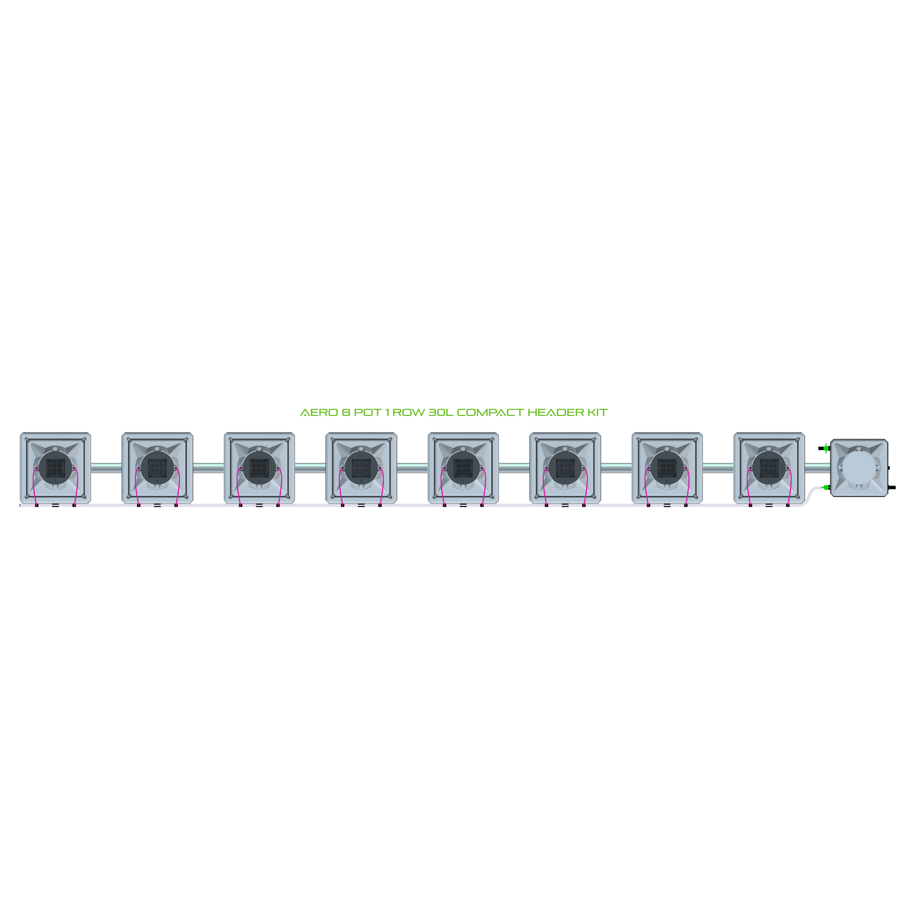 AERO 8 Pot 1 Row Kit
