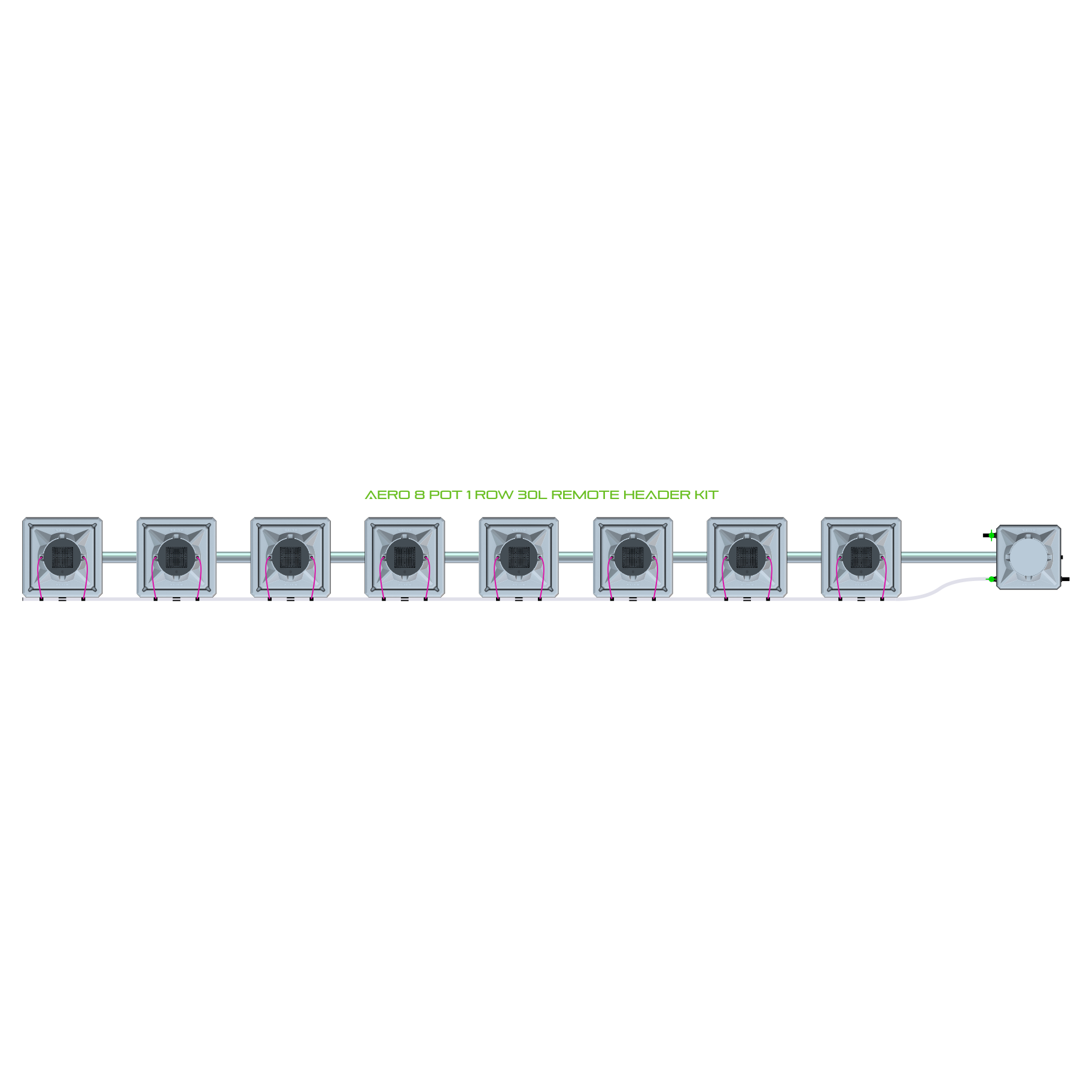 AERO 8 Pot 1 Row Kit