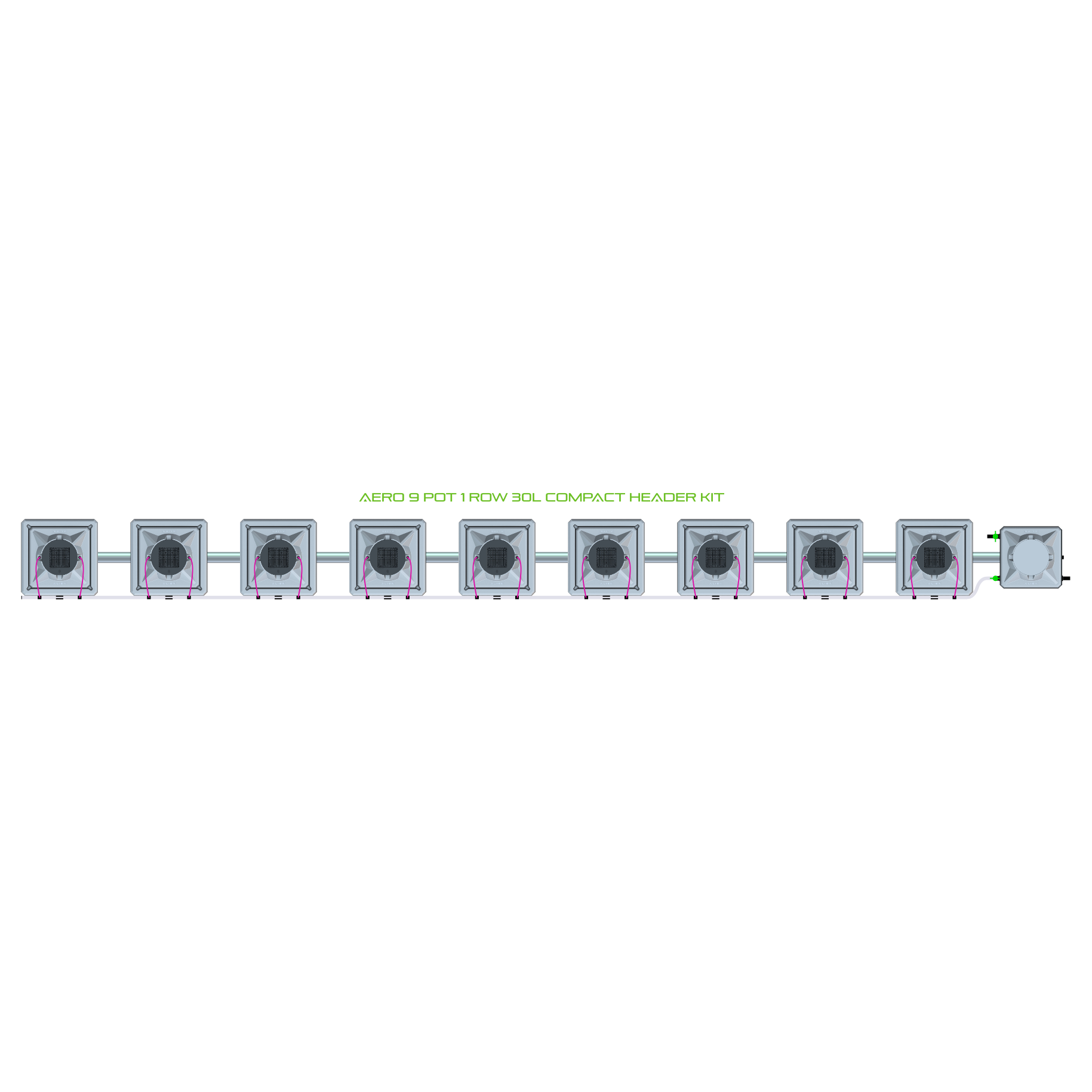 AERO 9 Pot 1 Row Kit