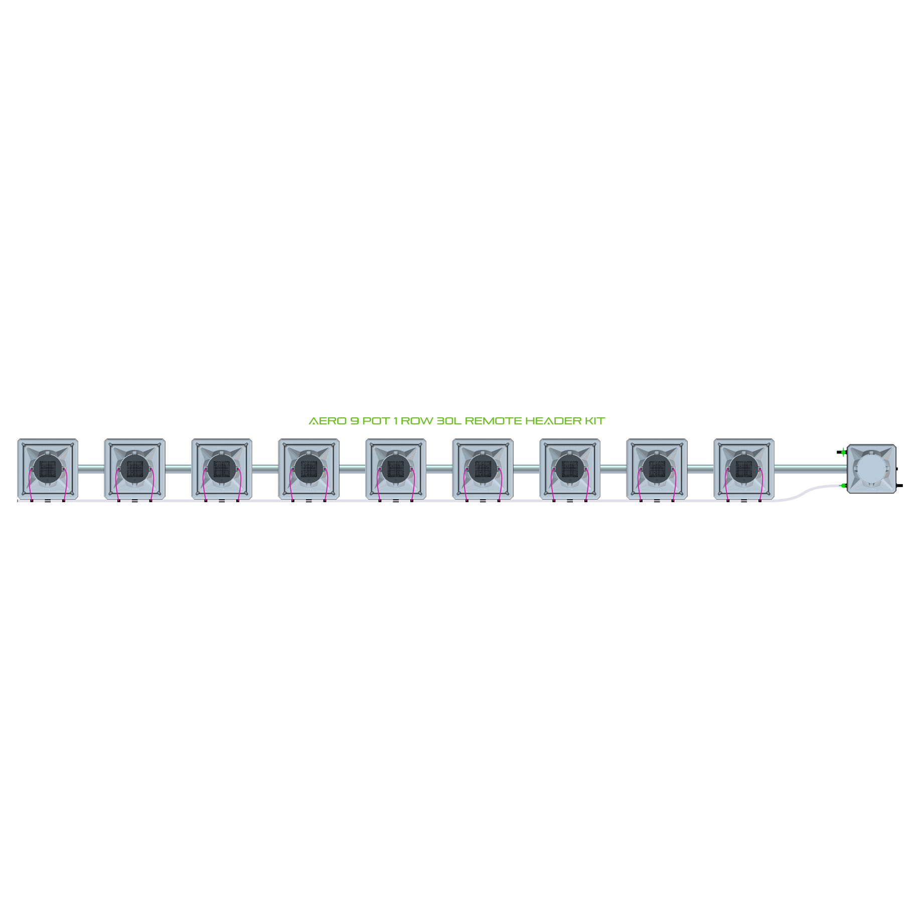 AERO 9 Pot 1 Row Kit