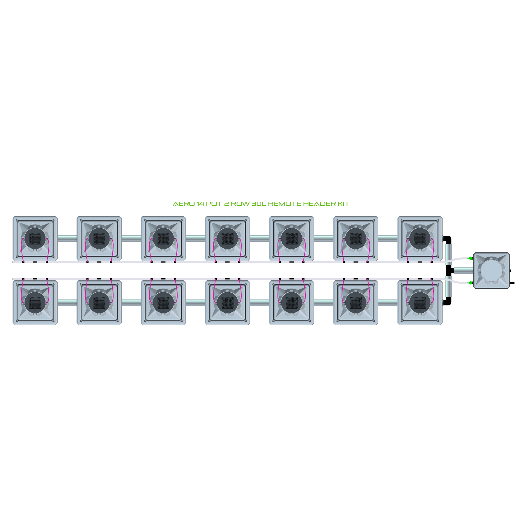 AERO 14 Pot 2 Row Kit
