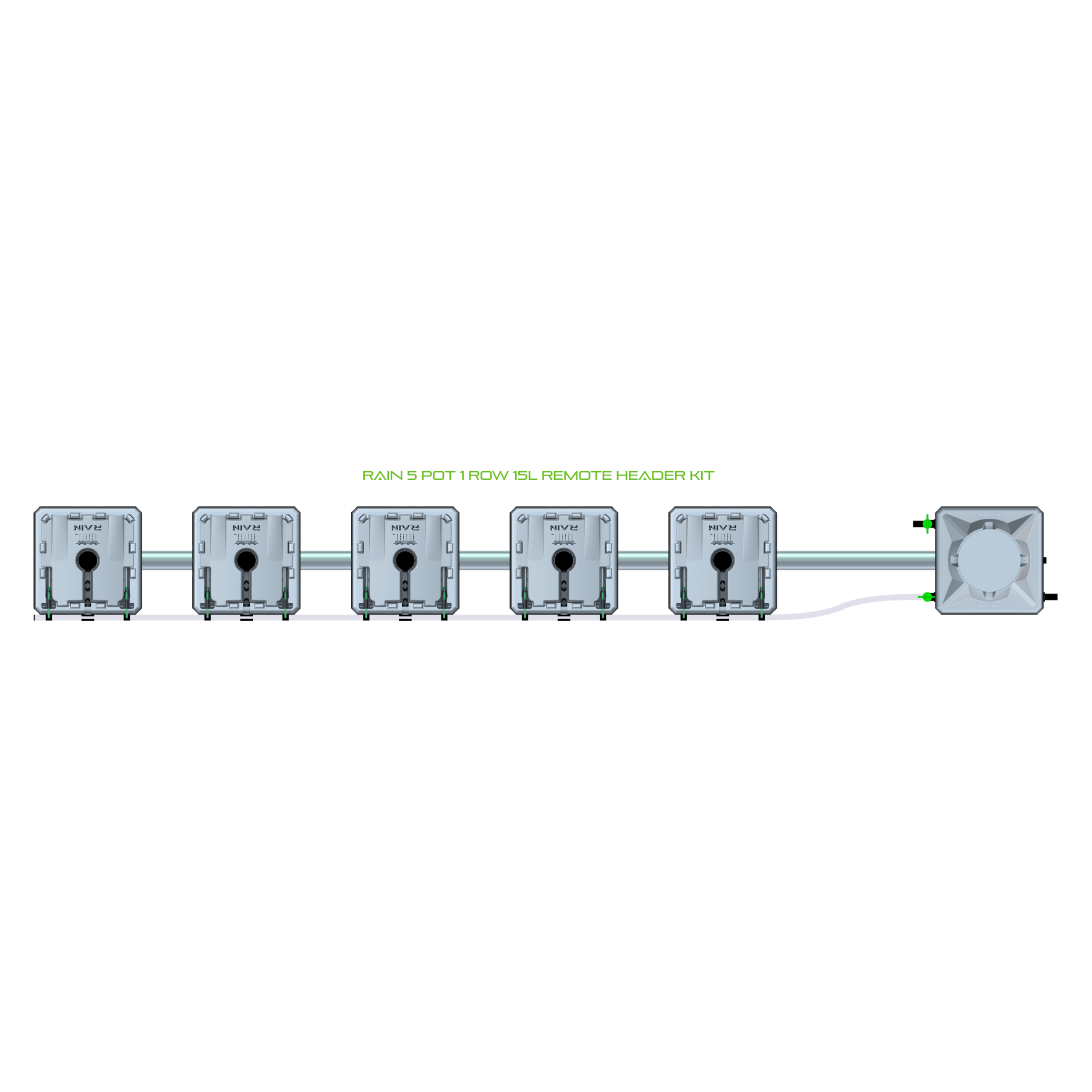 RAIN 5 Pot 1 Row Kit