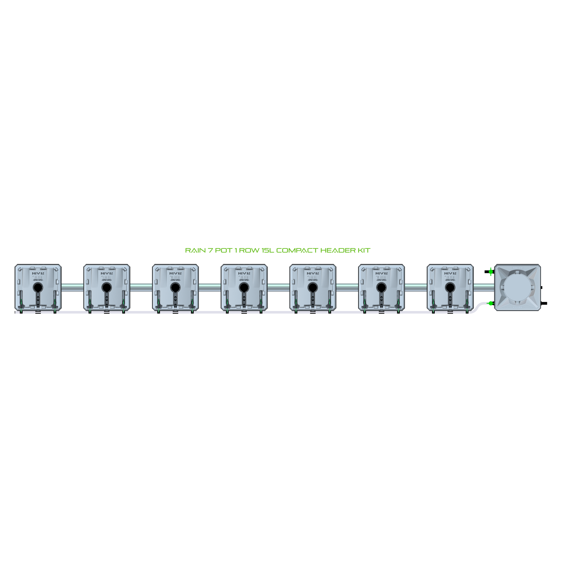 RAIN 7 Pot 1 Row Kit